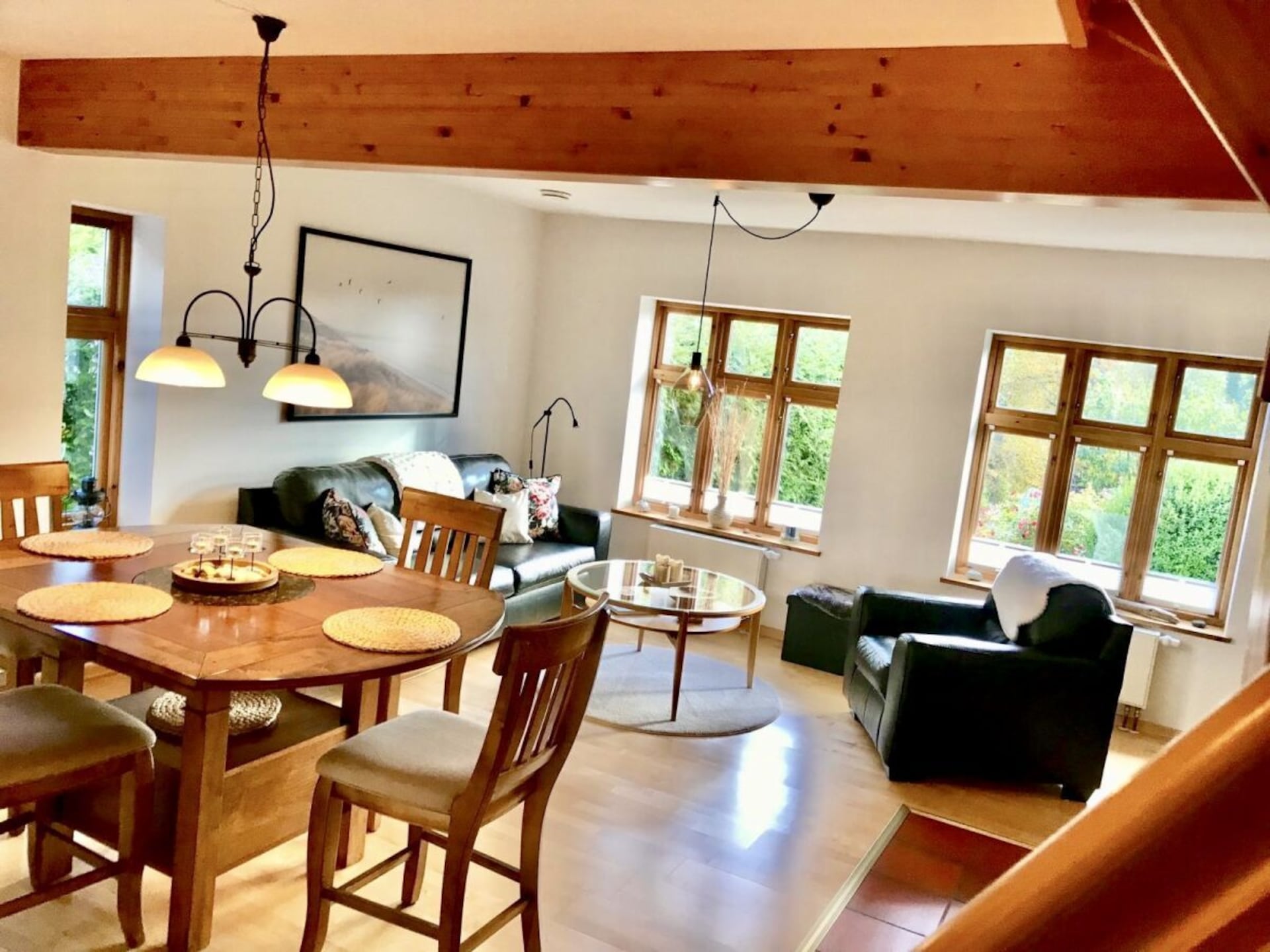 Licht vakantiehuis in Nehms met panoramisch uitzicht en terras - foto 14