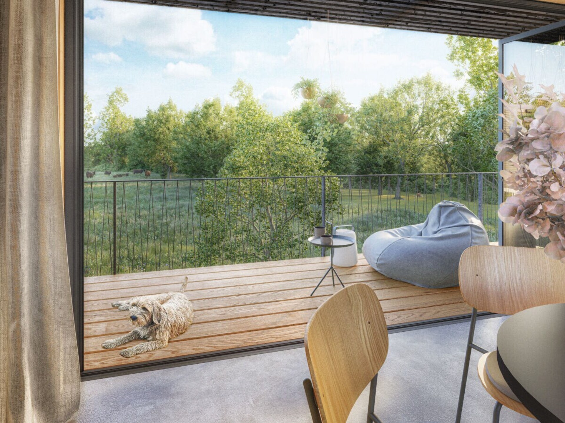 Moderne boomhut in Wangels – panoramisch uitzicht op 5 meter hoogte - foto 2