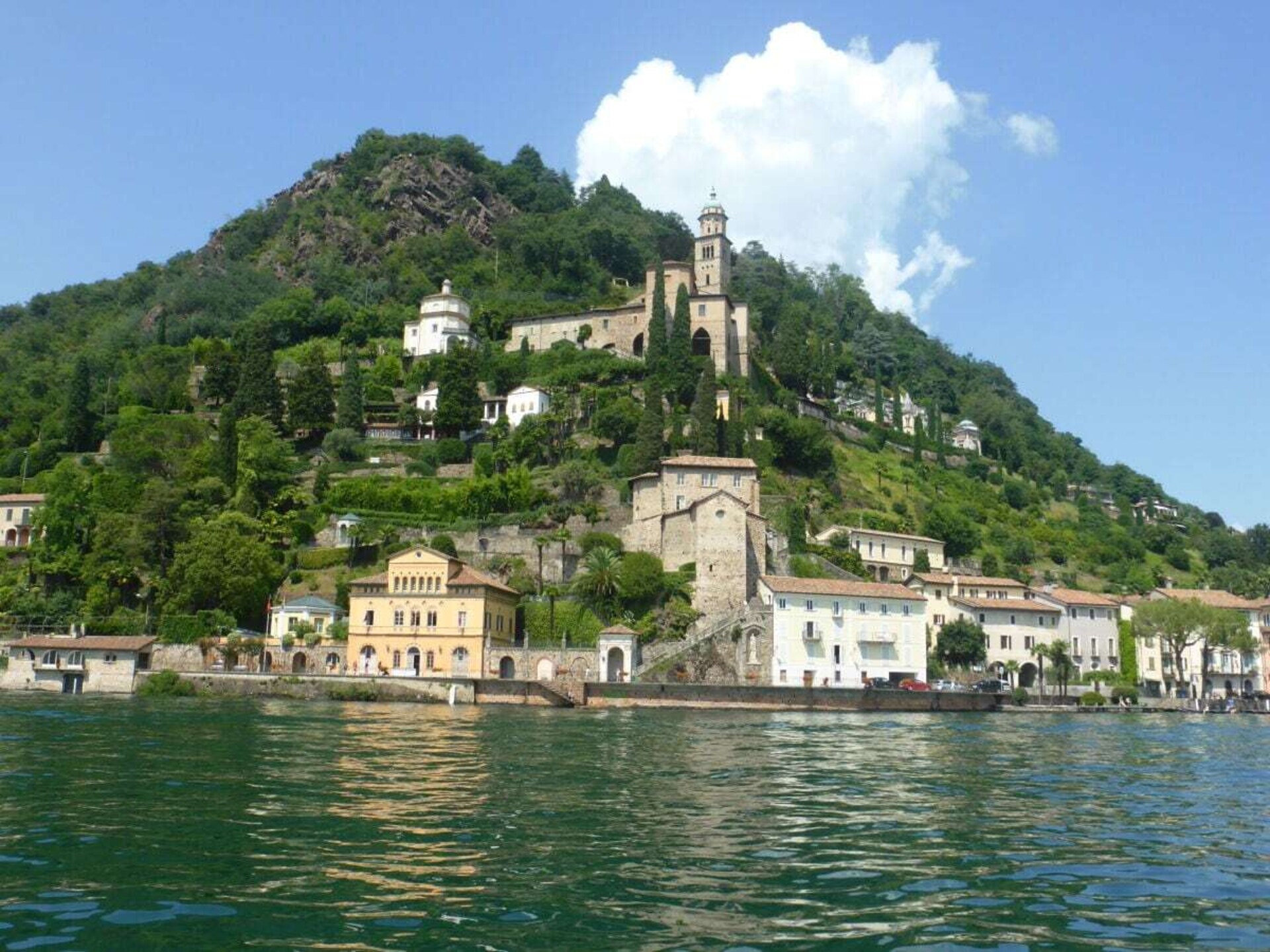 Smaakvol huis aan het Meer van Lugano met privéstrand en panoramisch terras - foto 30
