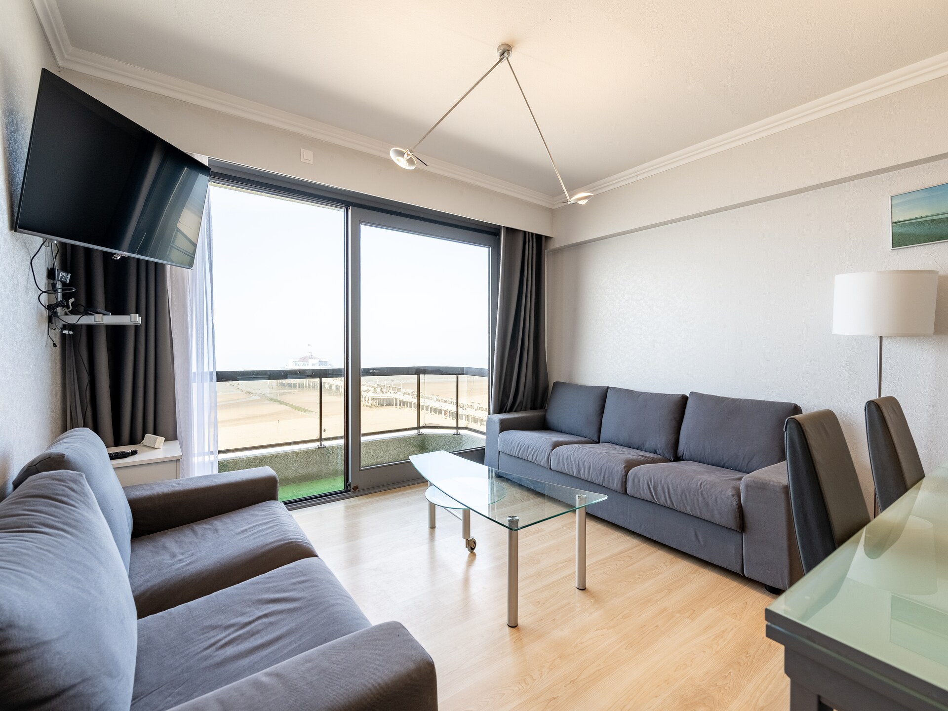 Zonovergoten appartement op de 7e verdieping met panoramisch zeezicht in Blankenberge - foto 1