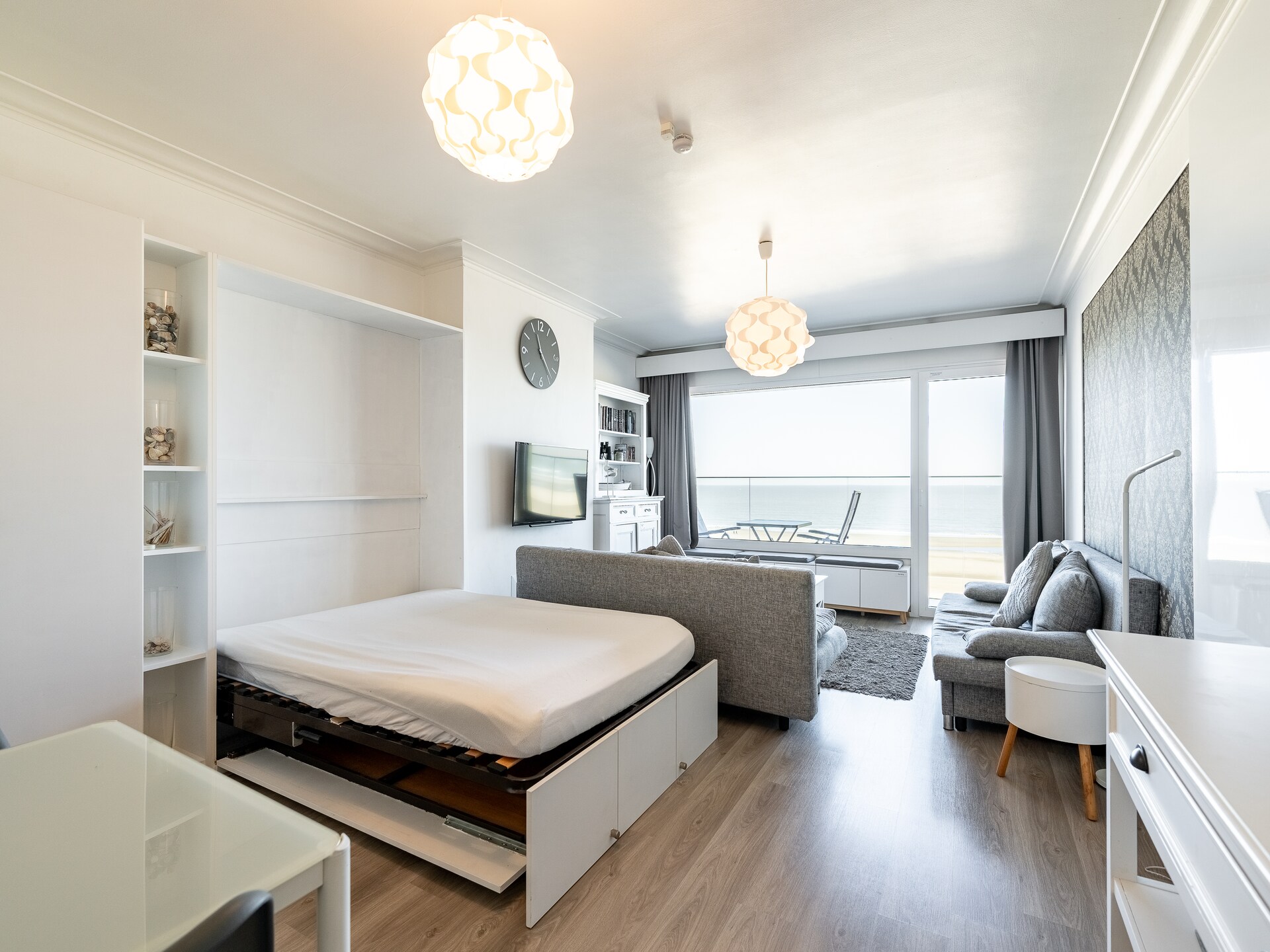 Studio met panoramisch zeezicht en twee zonnige terrassen in Blankenberge - foto 3
