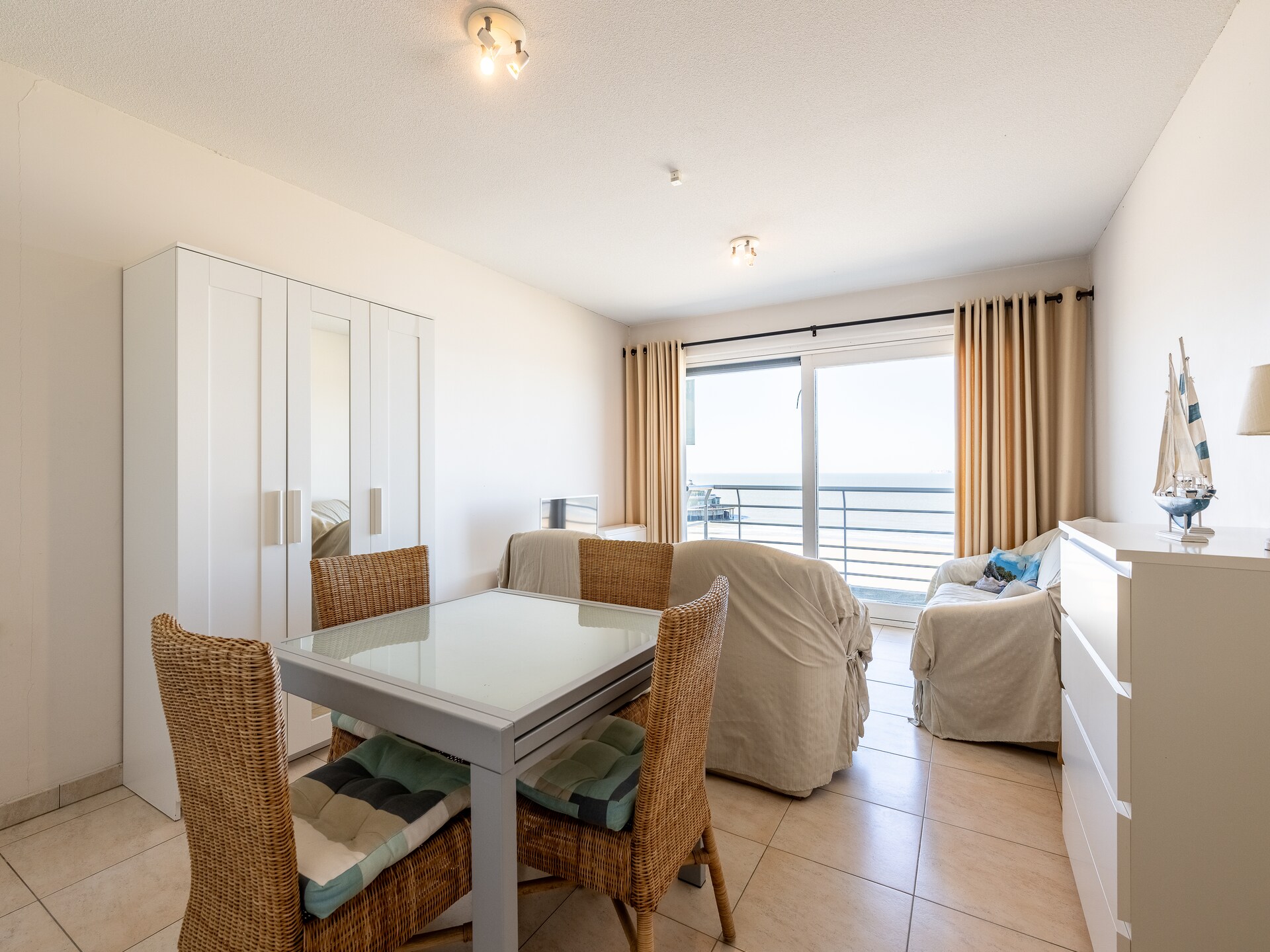 Studio met panoramisch zeezicht op de 8e verdieping in Blankenberge - foto 2