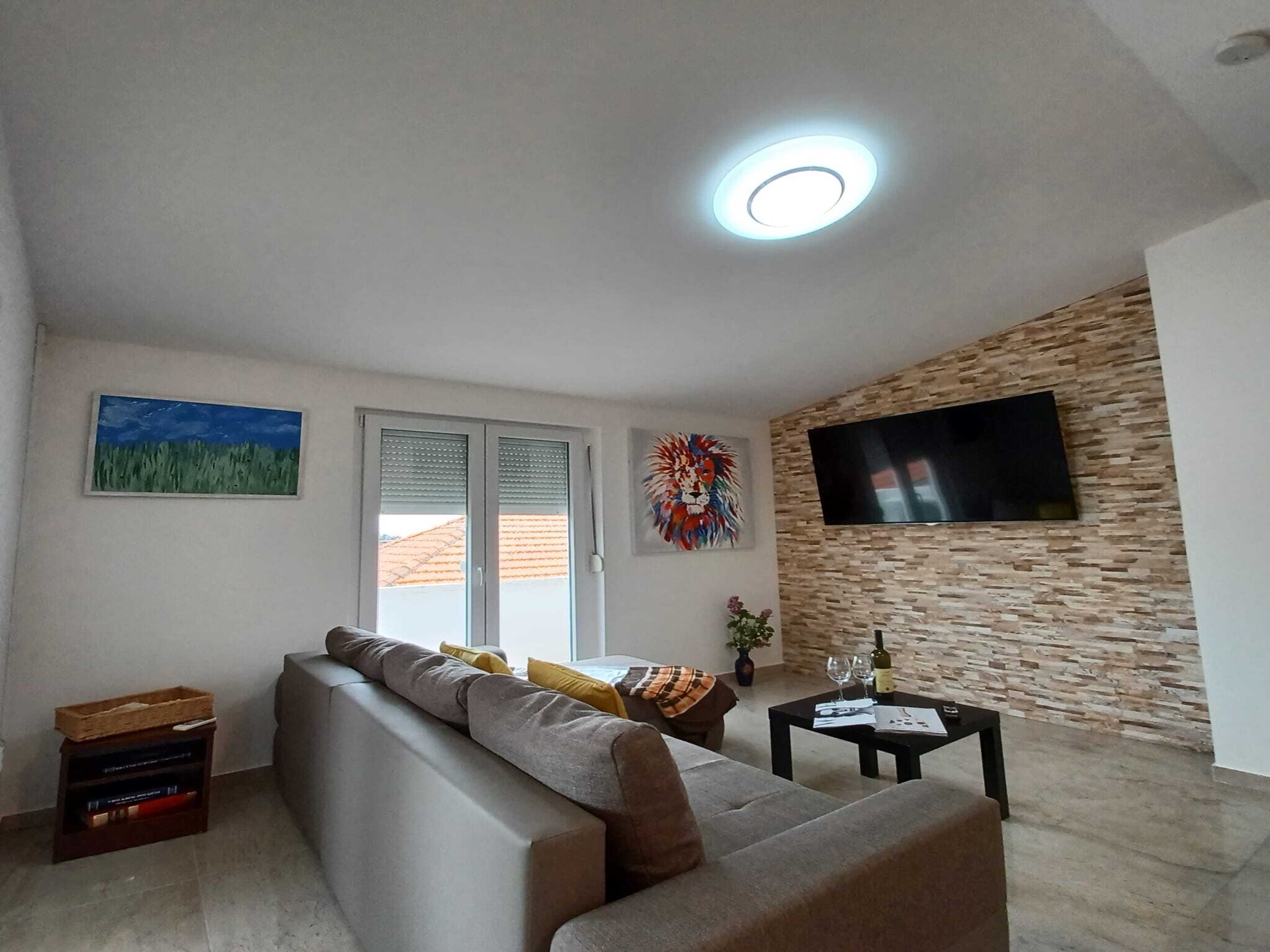 Appartement Vrsi direct aan zee met balkon en panoramisch uitzicht - foto 1