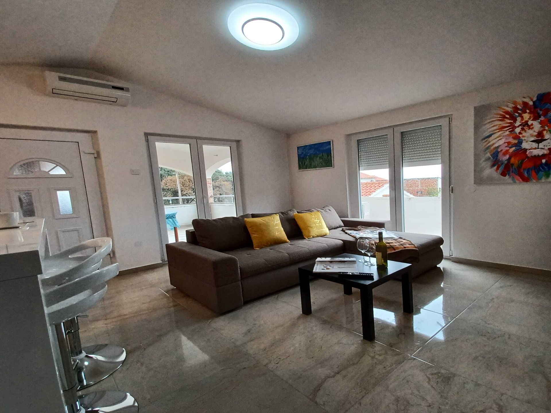 Appartement Vrsi direct aan zee met balkon en panoramisch uitzicht - foto 3