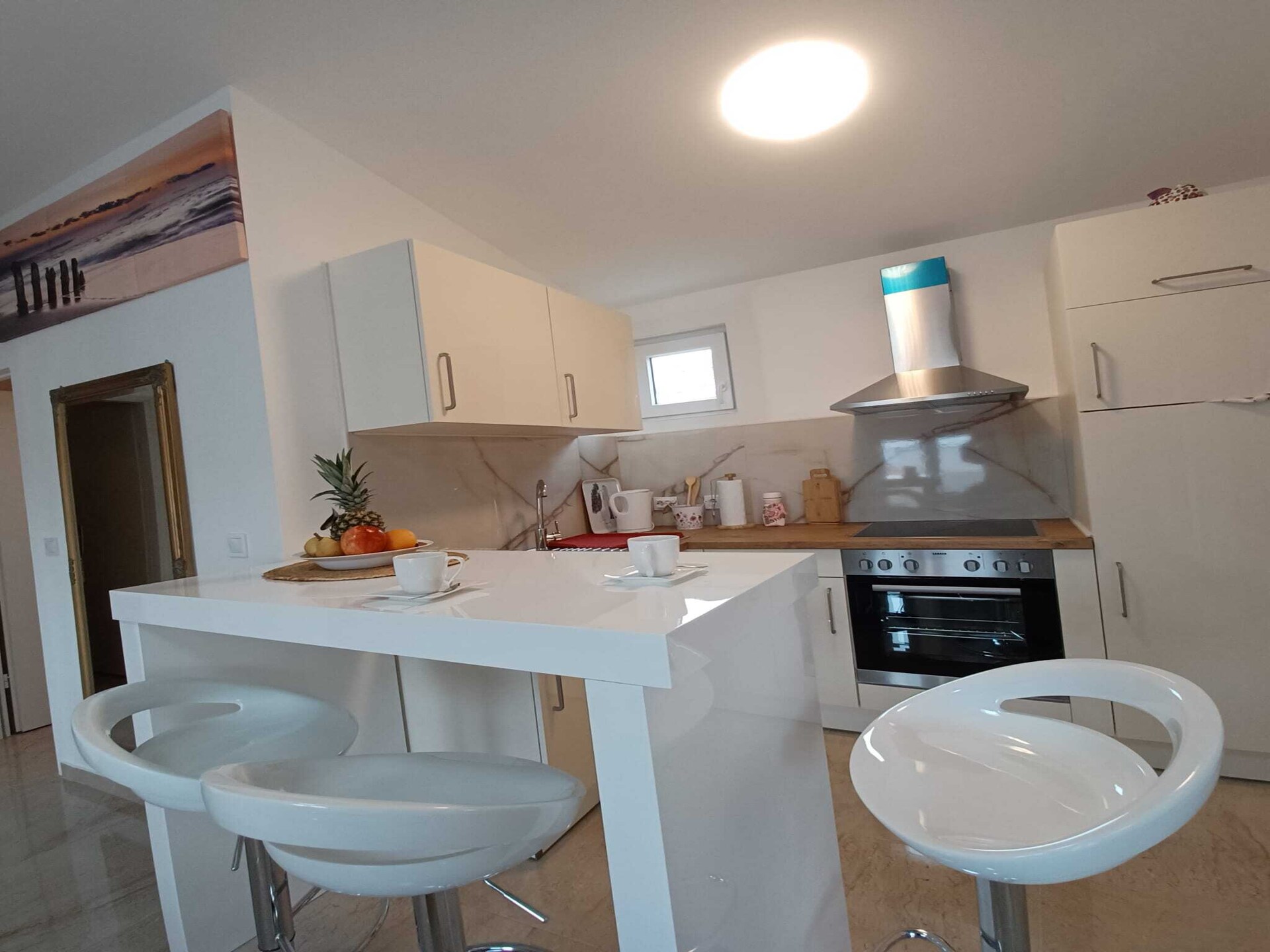Appartement Vrsi direct aan zee met balkon en panoramisch uitzicht - foto 11