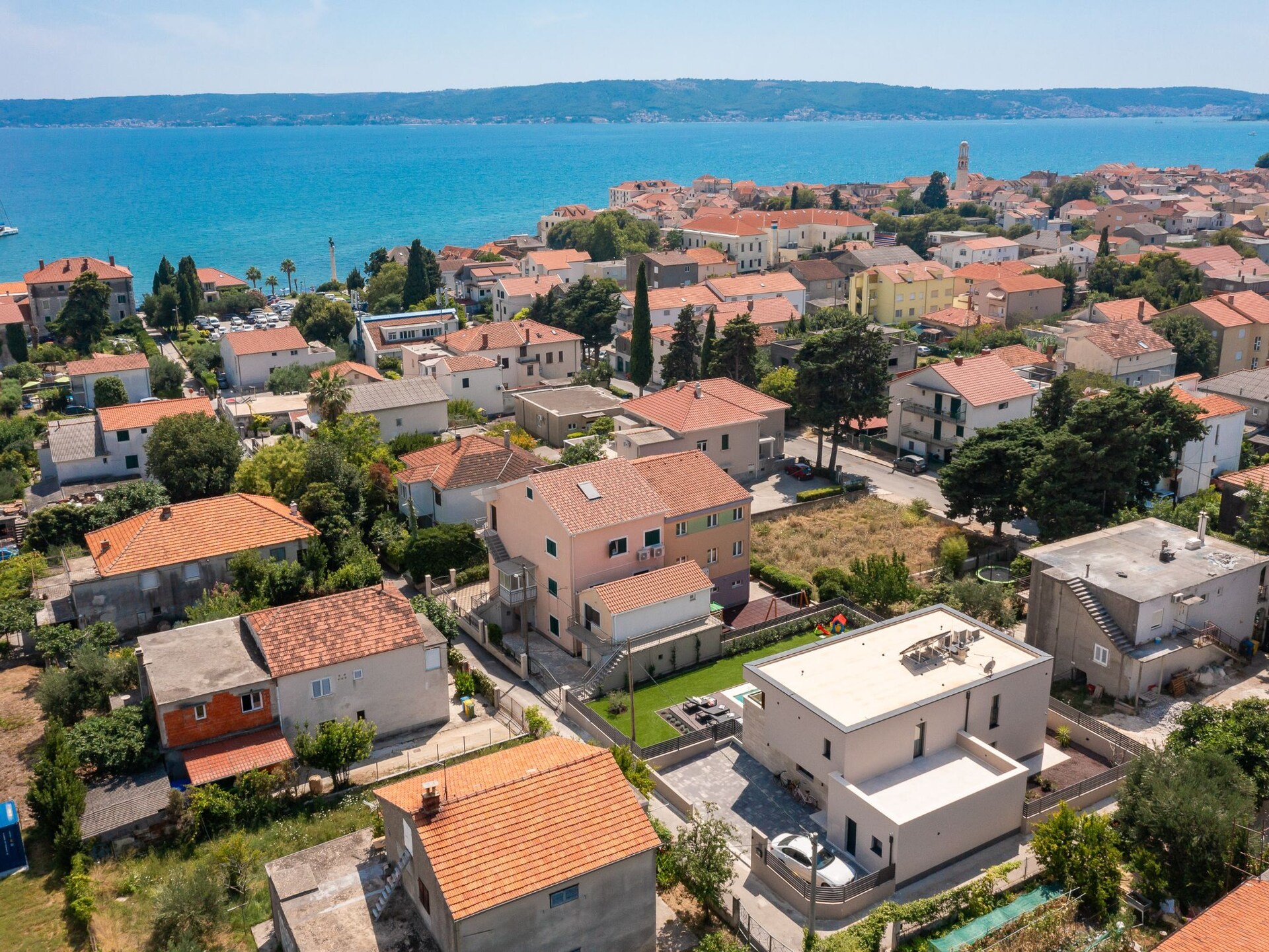 Villa Prima Lux: Ruim vakantiehuis met privézwembad op 400m van zee bij Split - foto 53