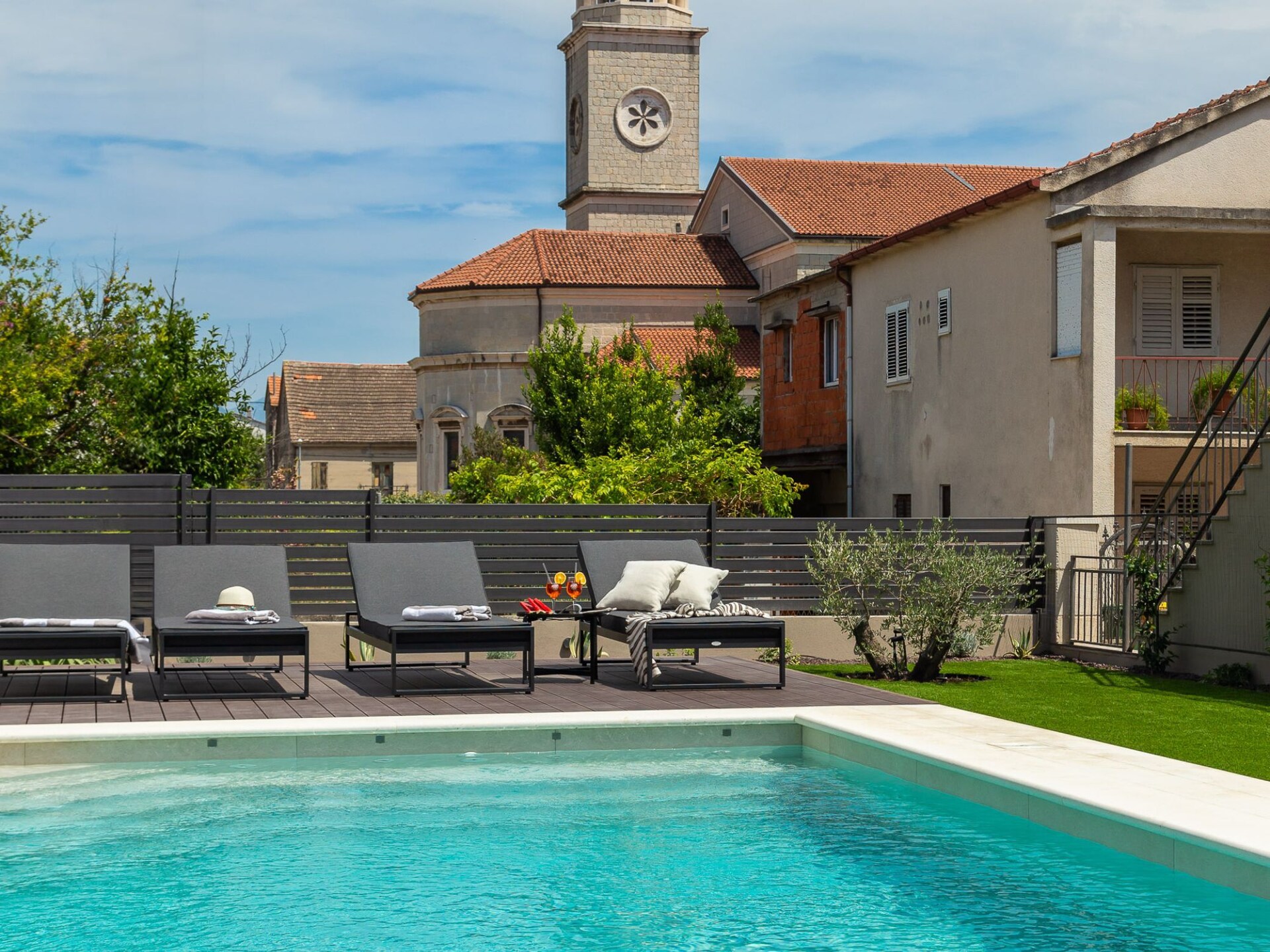 Villa Prima Lux: Ruim vakantiehuis met privézwembad op 400m van zee bij Split - foto 69