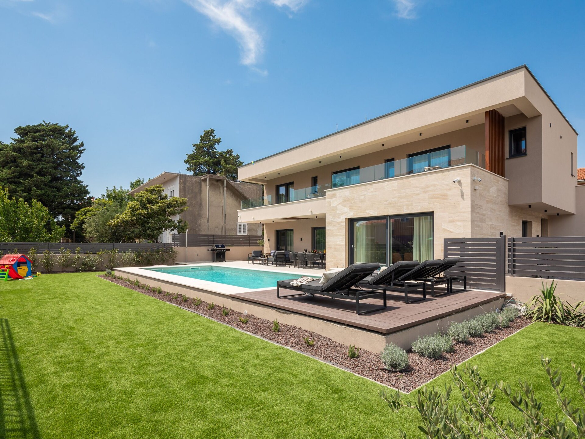 Villa Prima Lux: Ruim vakantiehuis met privézwembad op 400m van zee bij Split - foto 63