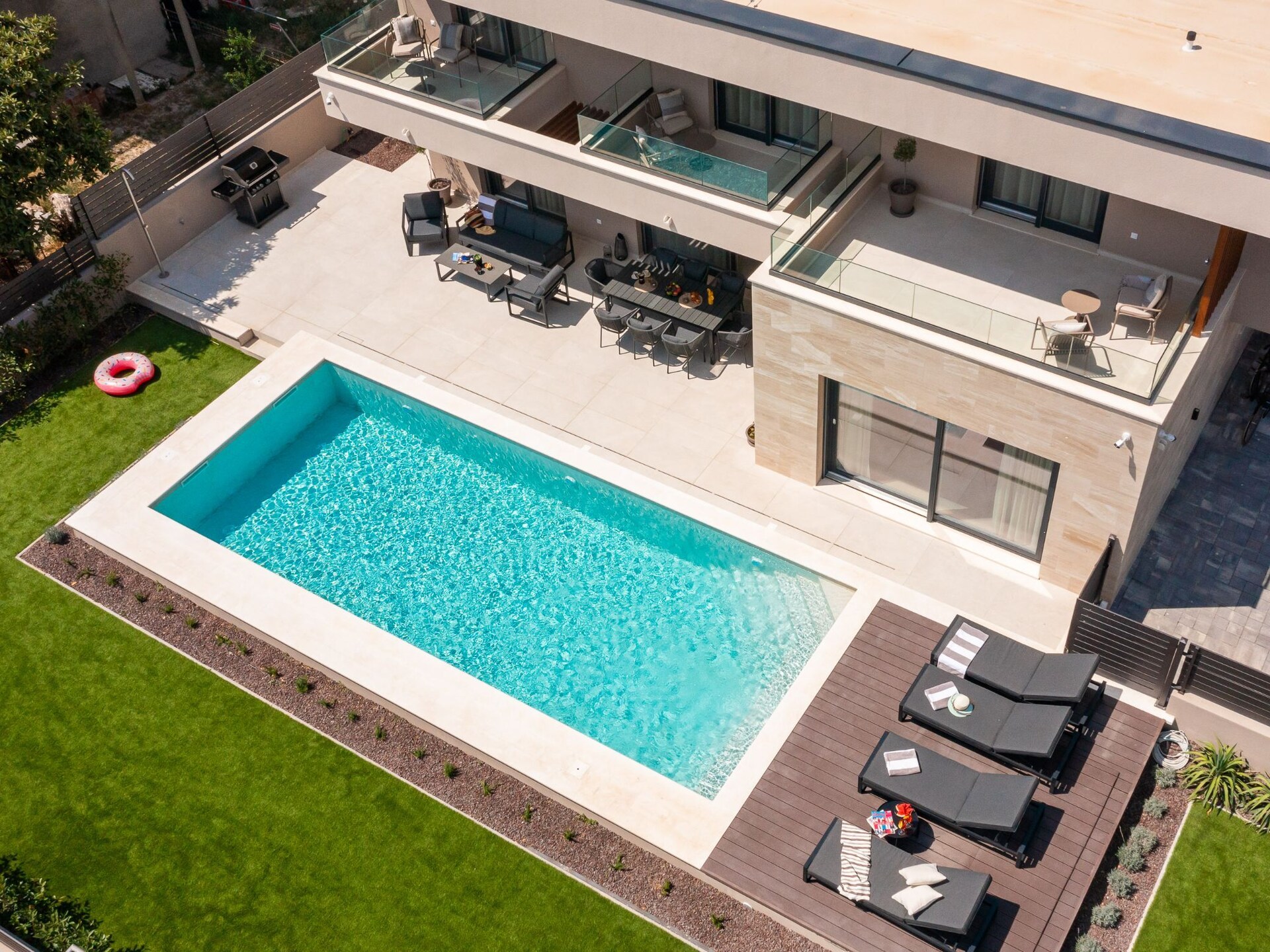 Villa Prima Lux: Ruim vakantiehuis met privézwembad op 400m van zee bij Split - foto 73