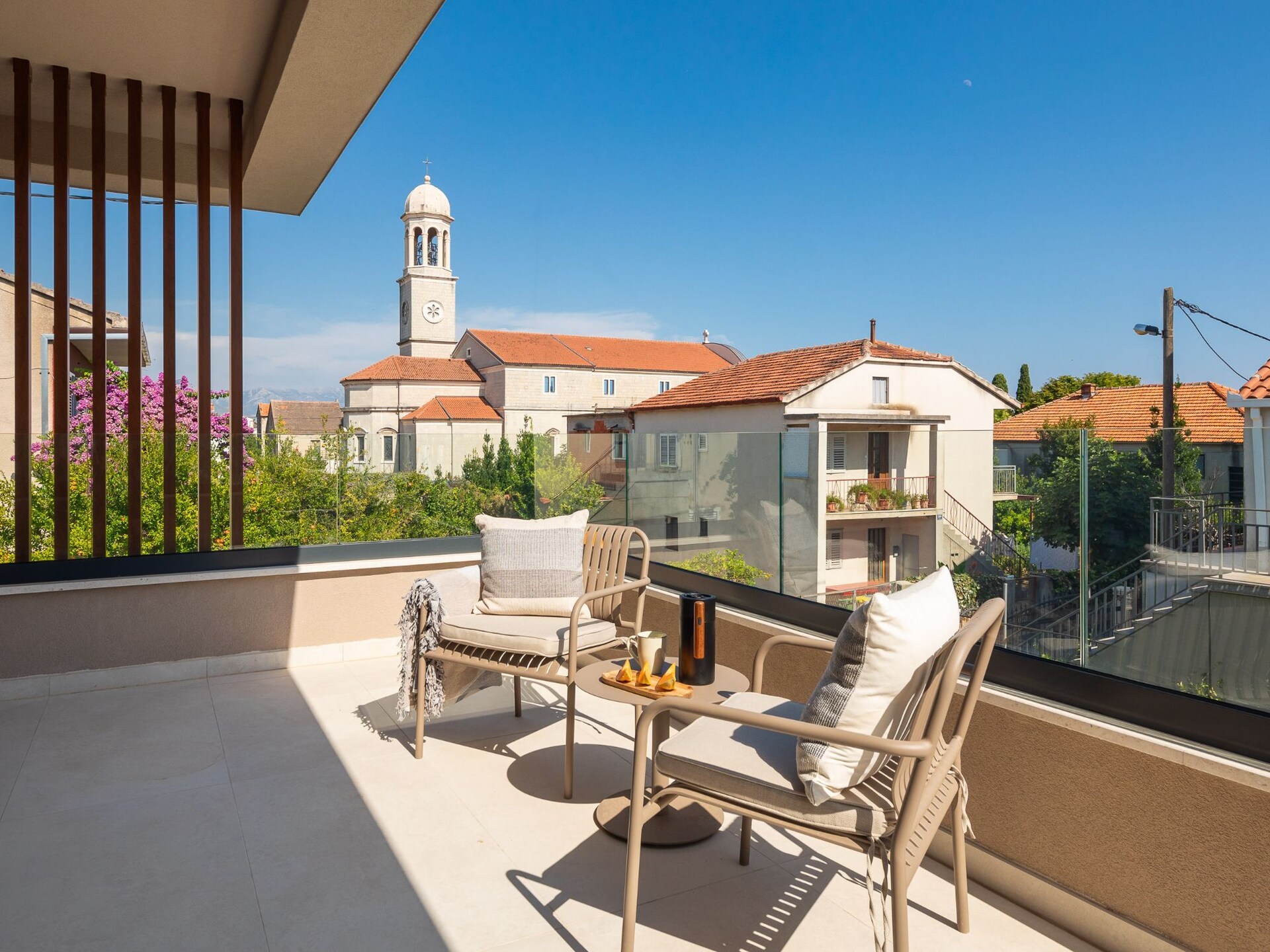 Villa Prima Lux: Ruim vakantiehuis met privézwembad op 400m van zee bij Split - foto 37