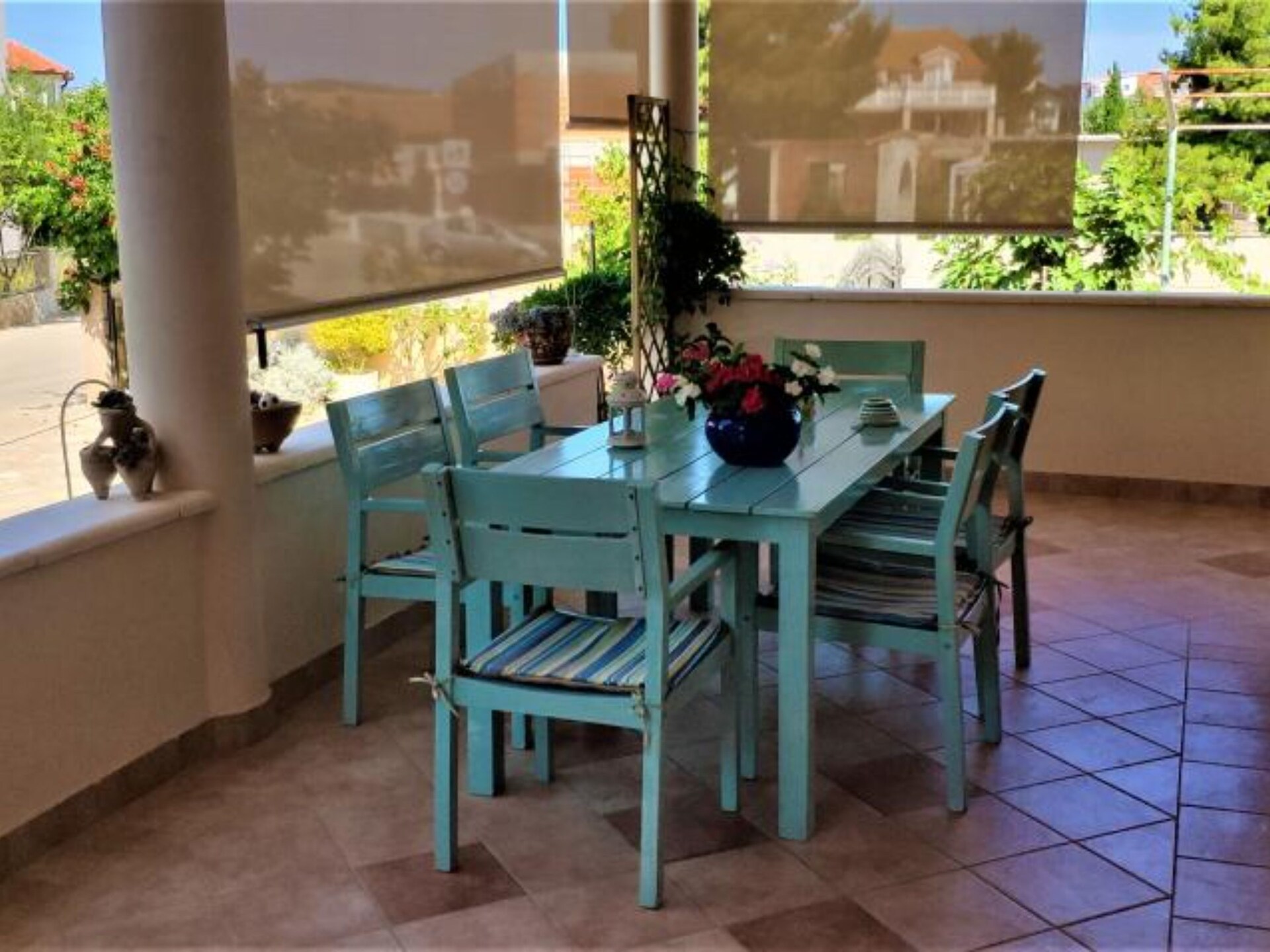 Ruim 2-slaapkamer appartement met terras op 700m van strand in Vodice - foto 21