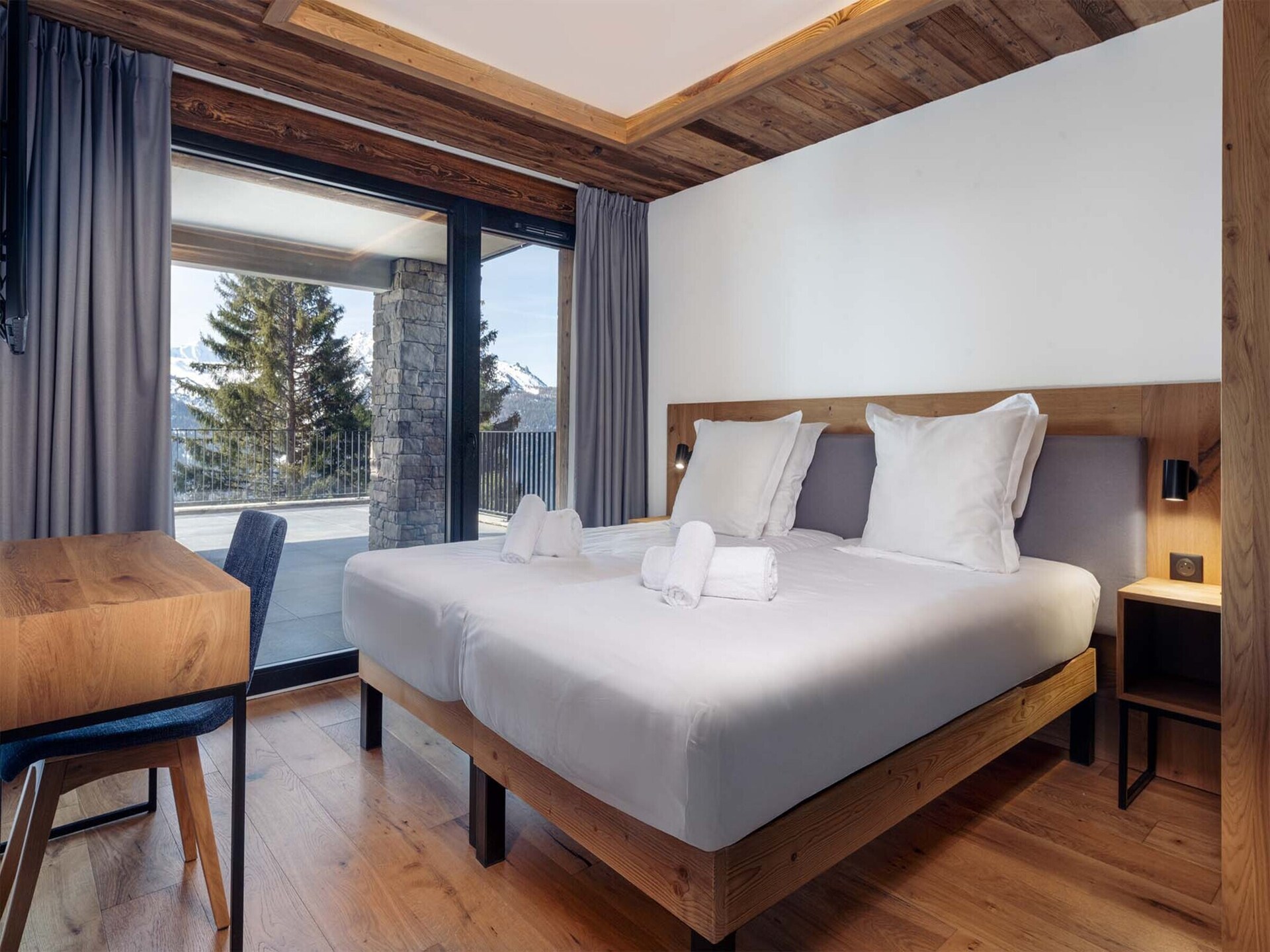 Vrijstaand chalet voor 8 personen met bosrandligging in La Rosière - foto 5