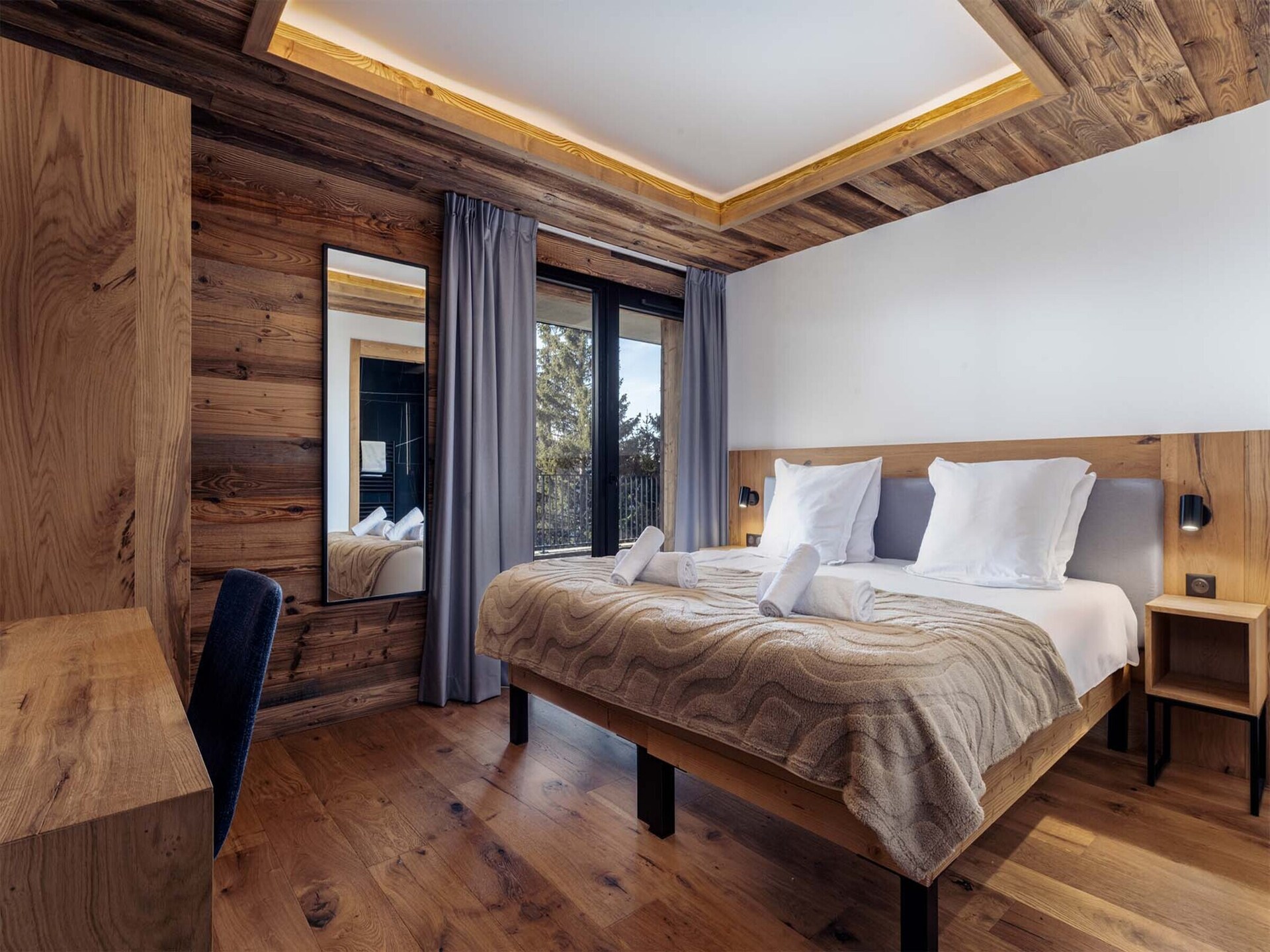 Vrijstaand chalet voor 8 personen met bosrandligging in La Rosière - foto 12