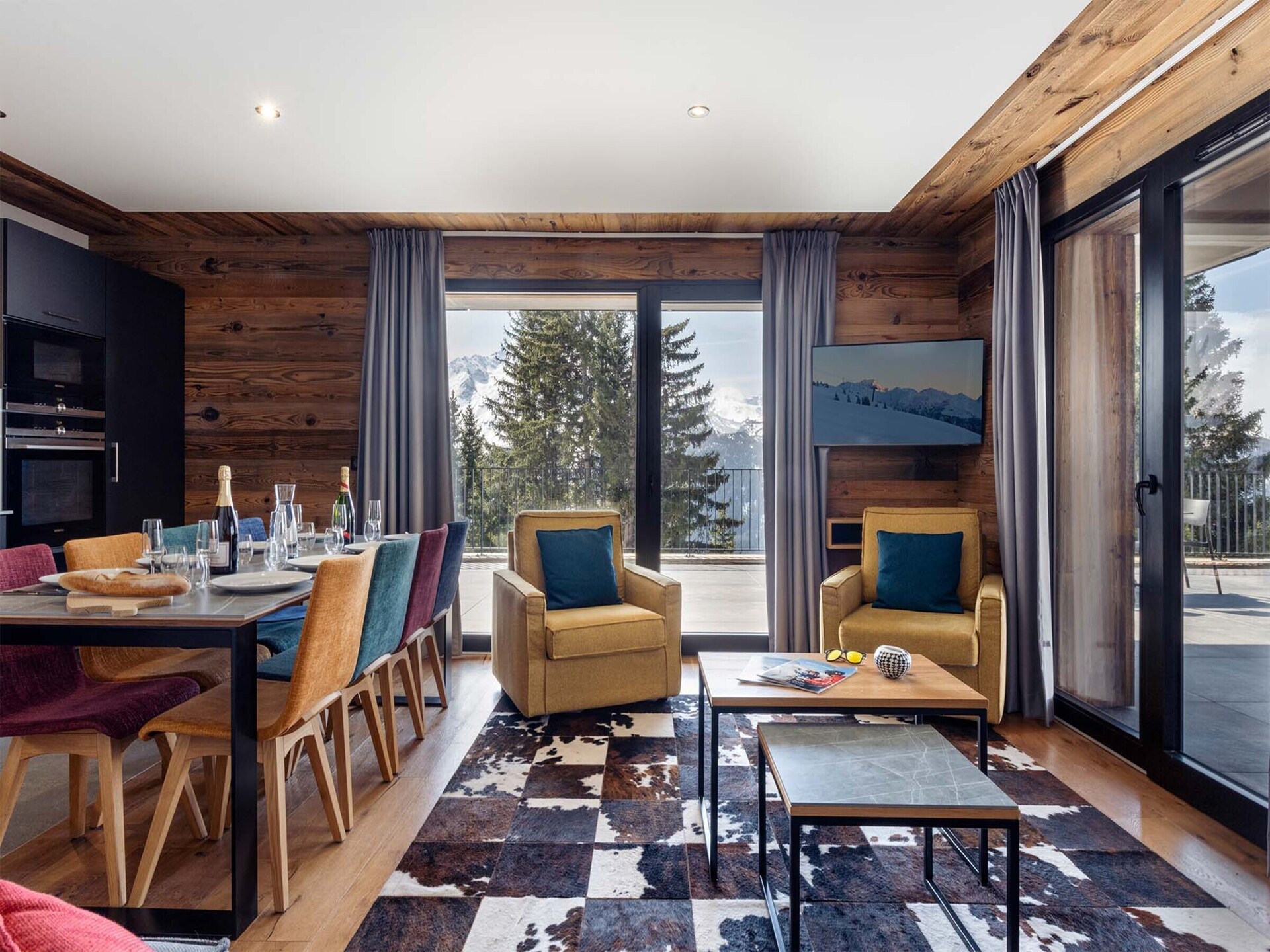 Vrijstaand chalet voor 8 personen met bosrandligging in La Rosière - foto 4