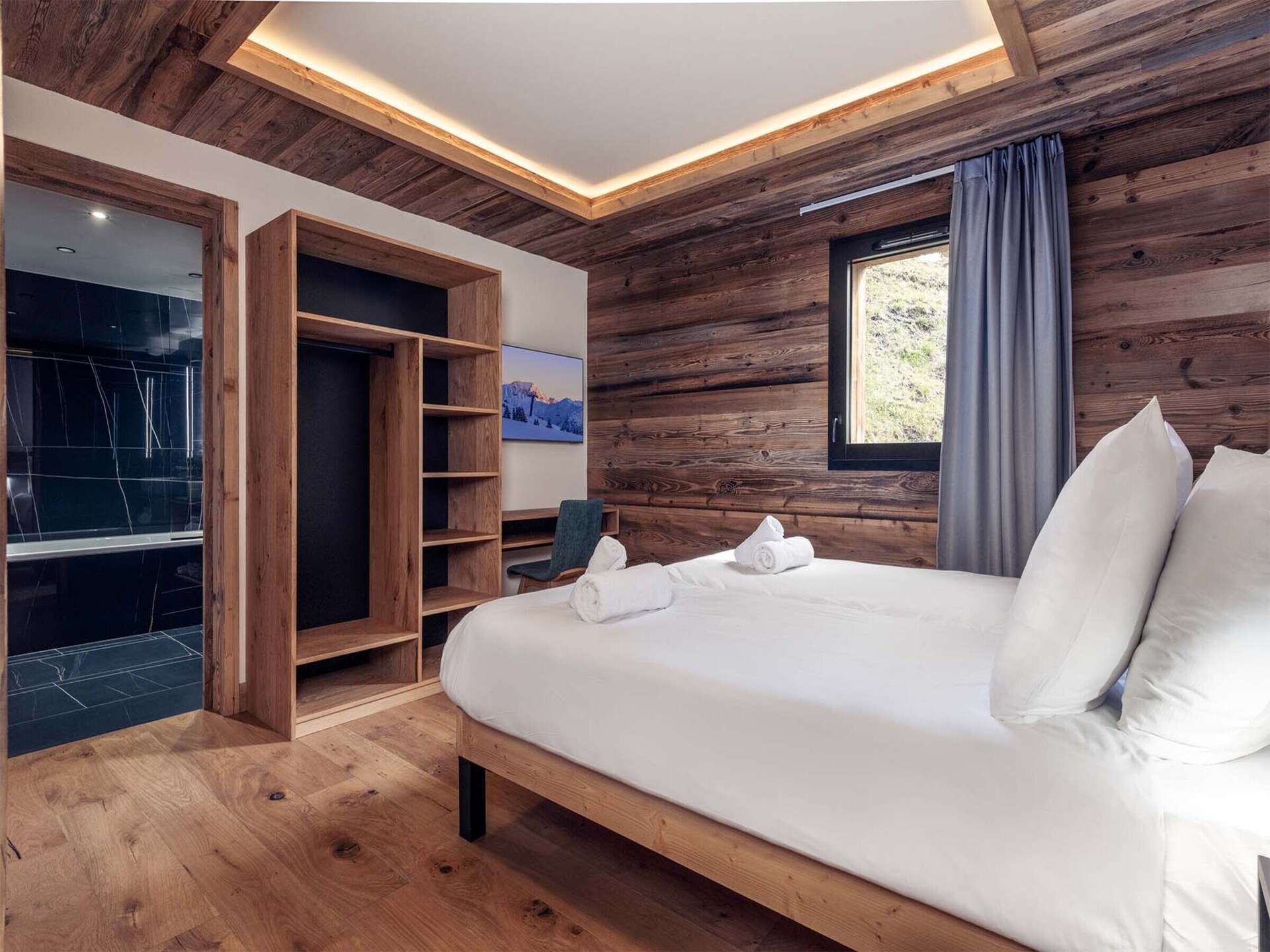 Vrijstaand chalet La Rosière: 14 pers, zwembad, vlakbij pistes - foto 10