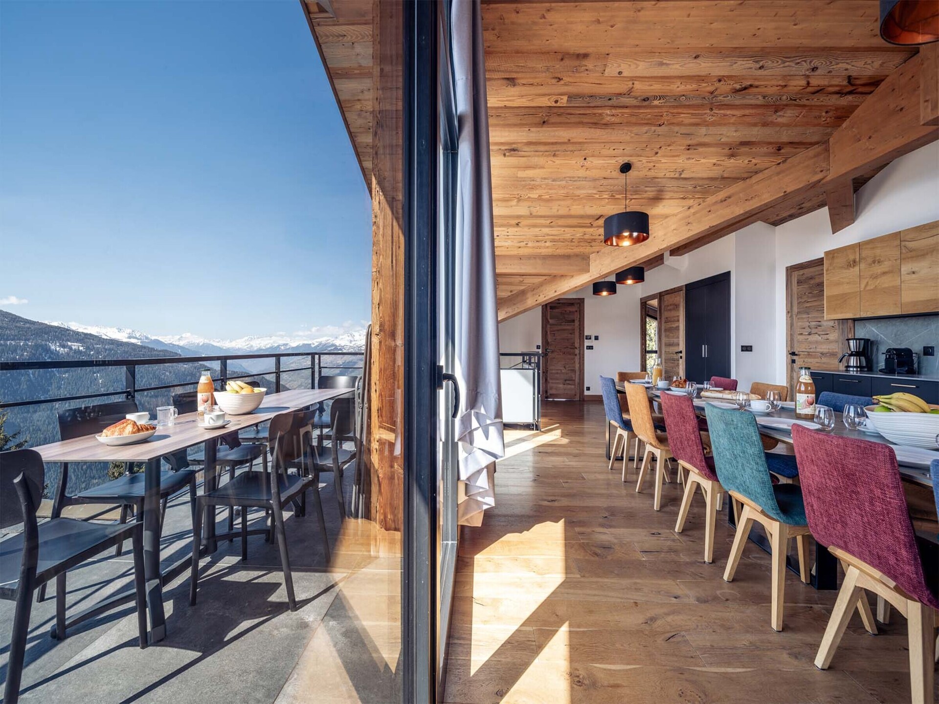 Ruim duplex chalet voor 14 personen in La Rosière, vlakbij de pistes - foto 23