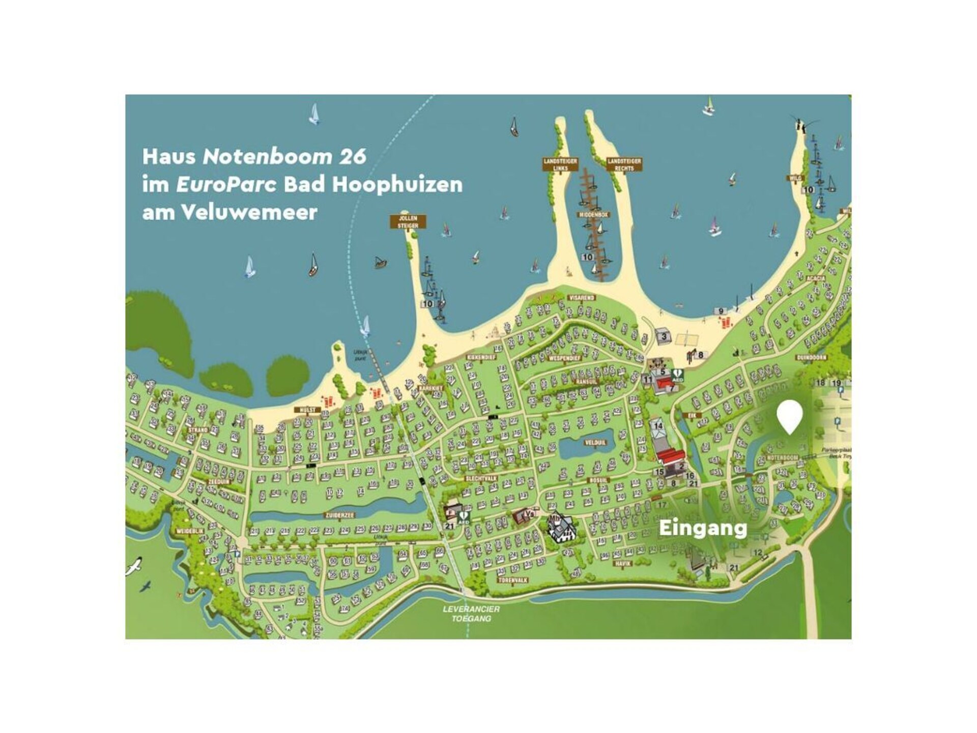Modern vakantiehuis aan het Veluwemeer met aanlegsteiger en dakterras - foto 29