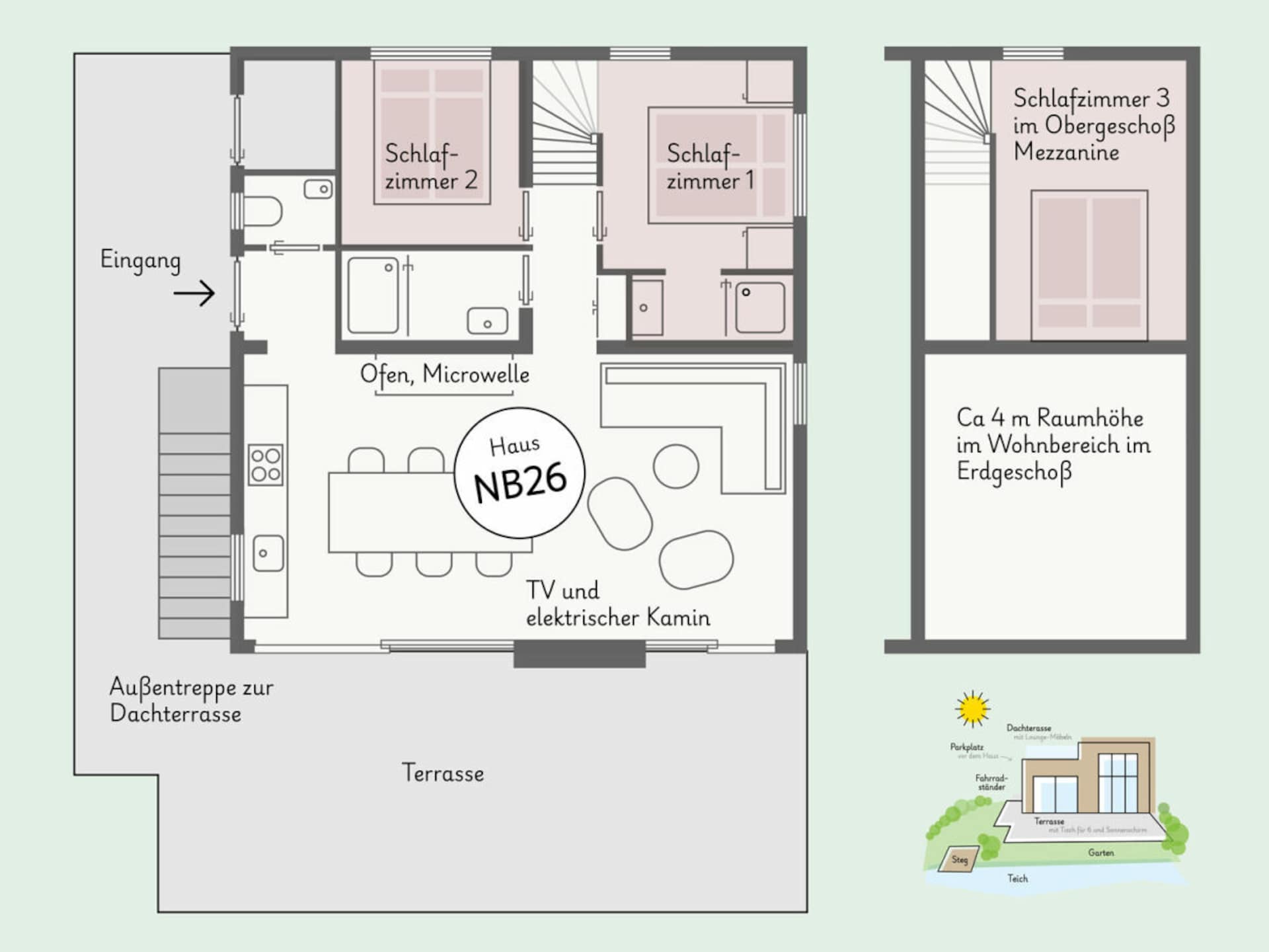 Modern vakantiehuis aan het Veluwemeer met aanlegsteiger en dakterras - foto 30