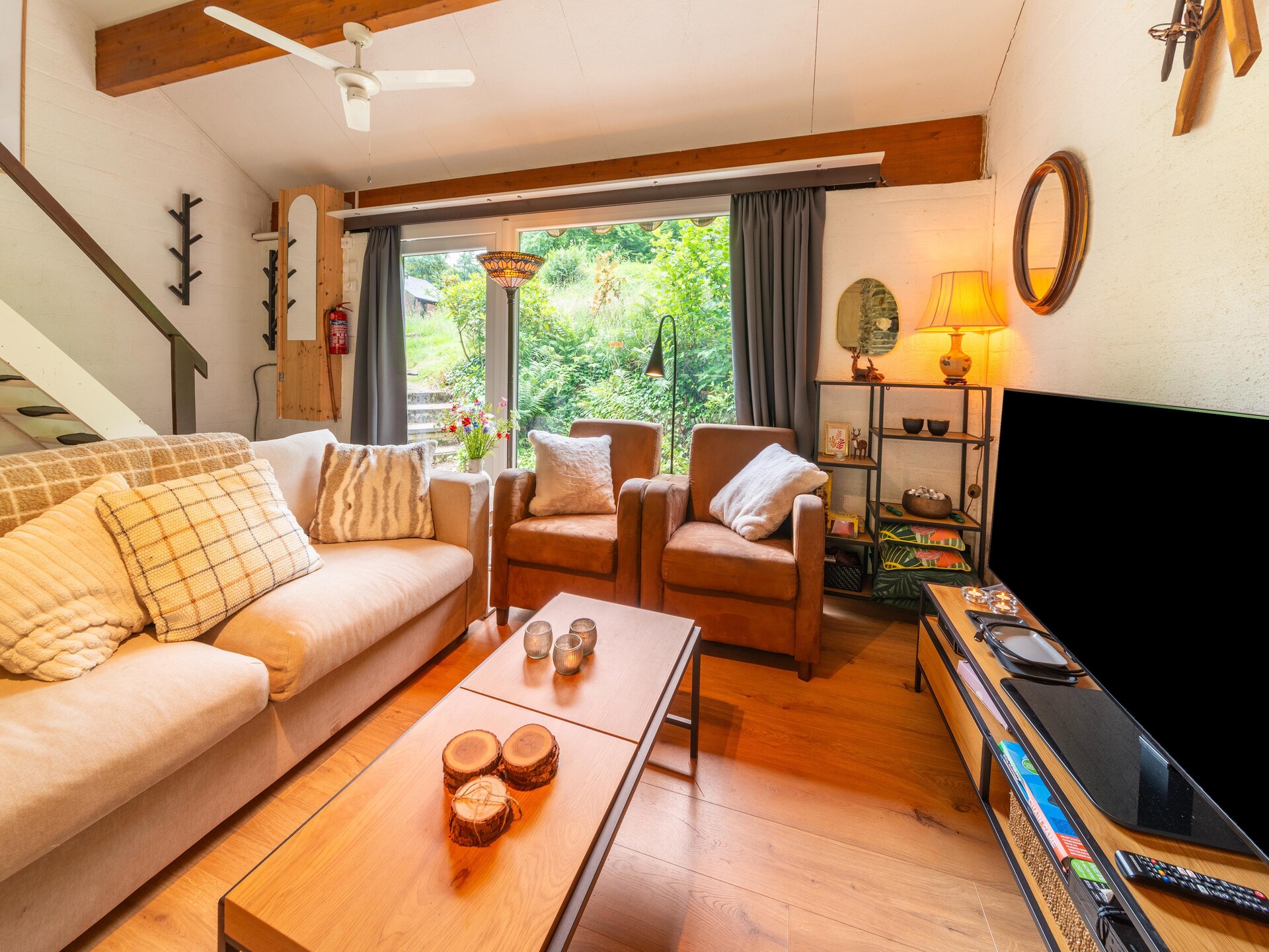 Vrijstaand chalet voor 6 in Hastière met ruime tuin en honden welkom - foto 1