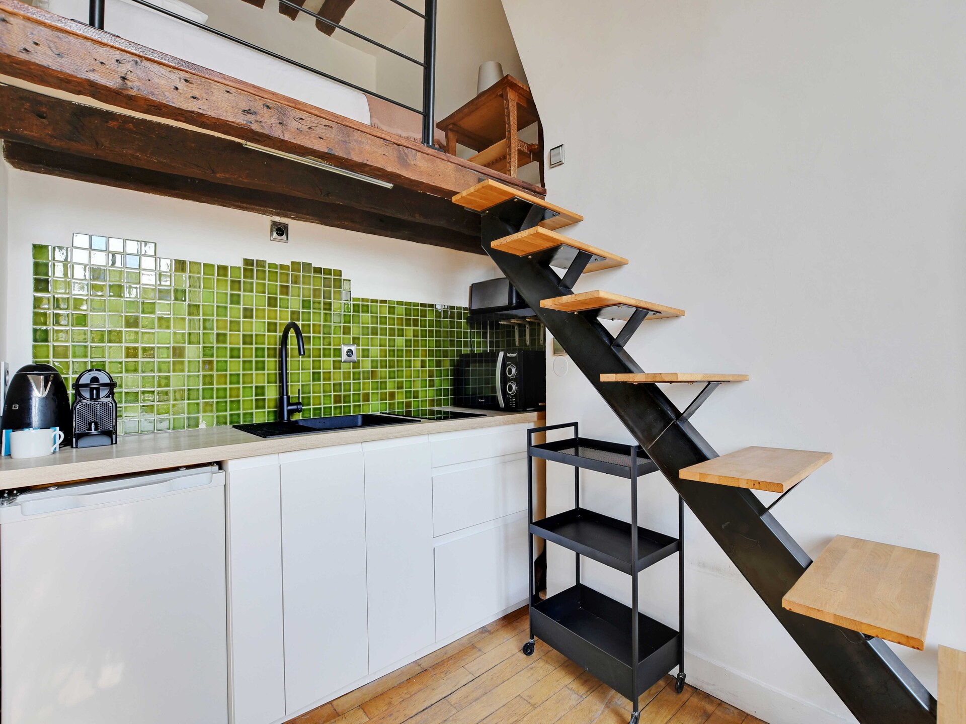 Compact en sfeervol studio-appartement in Parijs, vlakbij de Marais en metro - foto 7