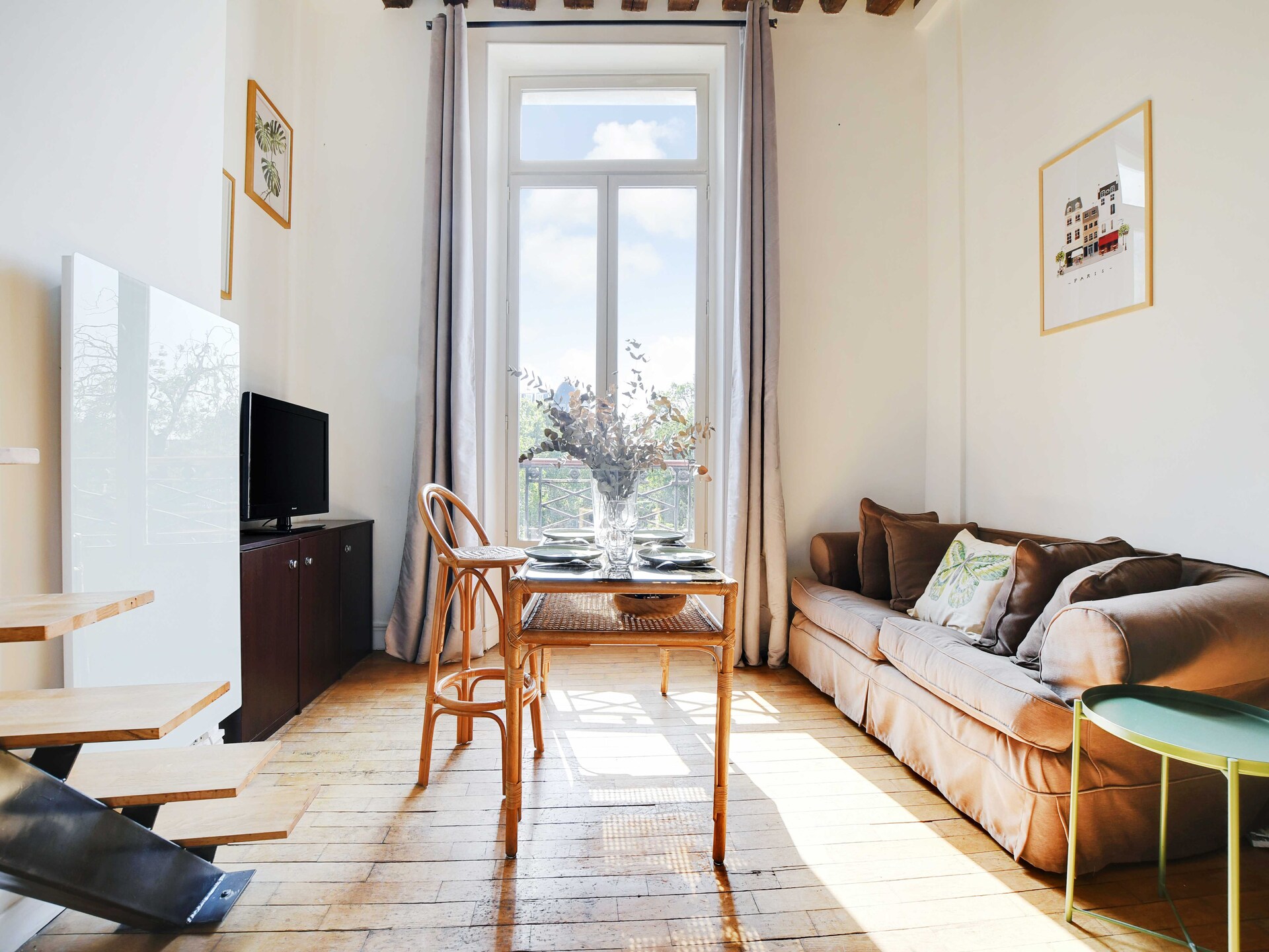 Compact en sfeervol studio-appartement in Parijs, vlakbij de Marais en metro - foto 5