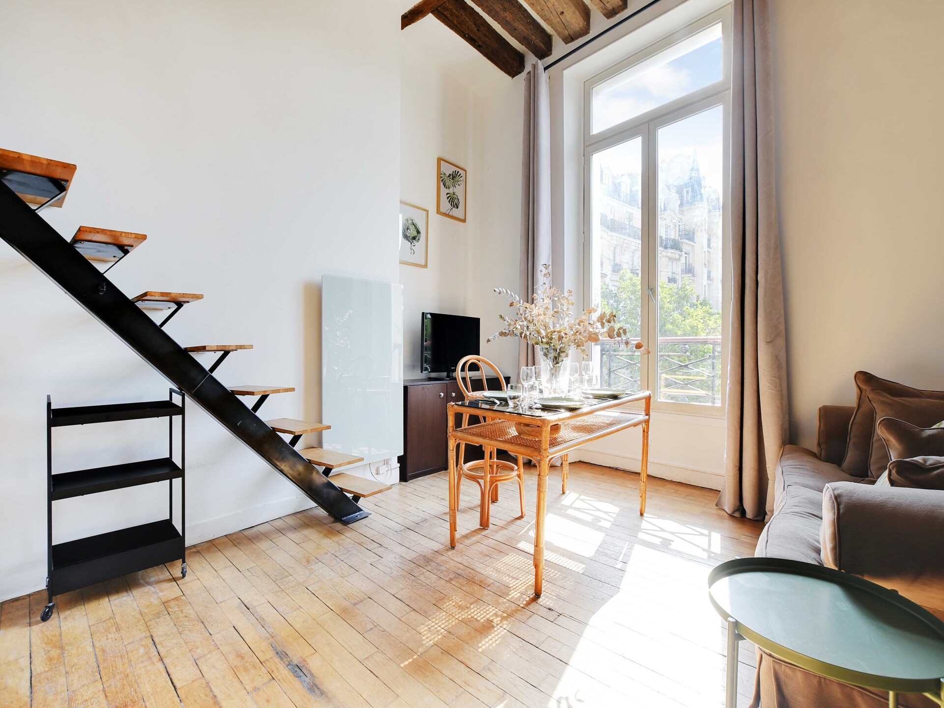 Compact en sfeervol studio-appartement in Parijs, vlakbij de Marais en metro - foto 4