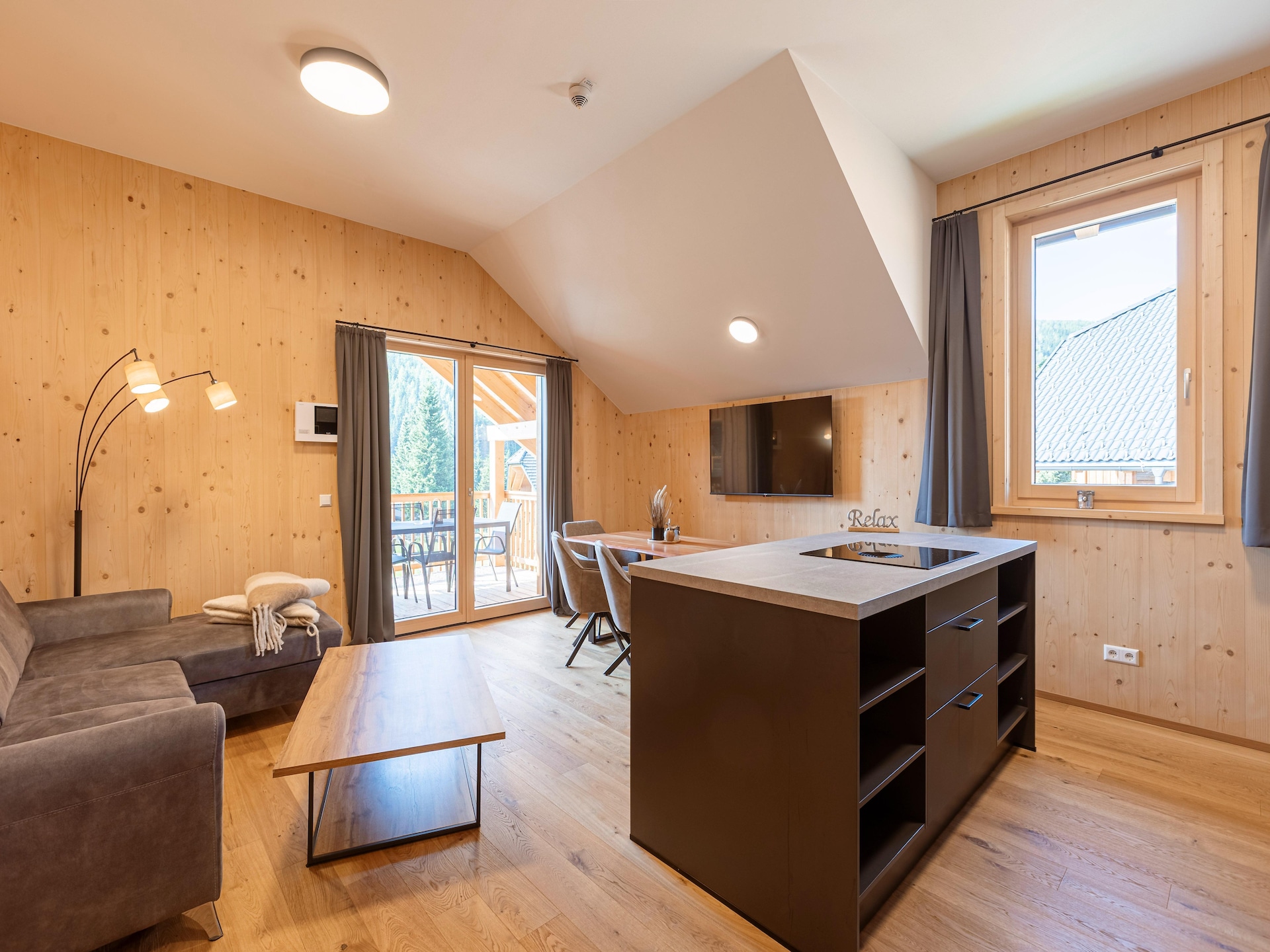 Ruim appartement in Lachtal met privésauna en piste-uitzicht - foto 8