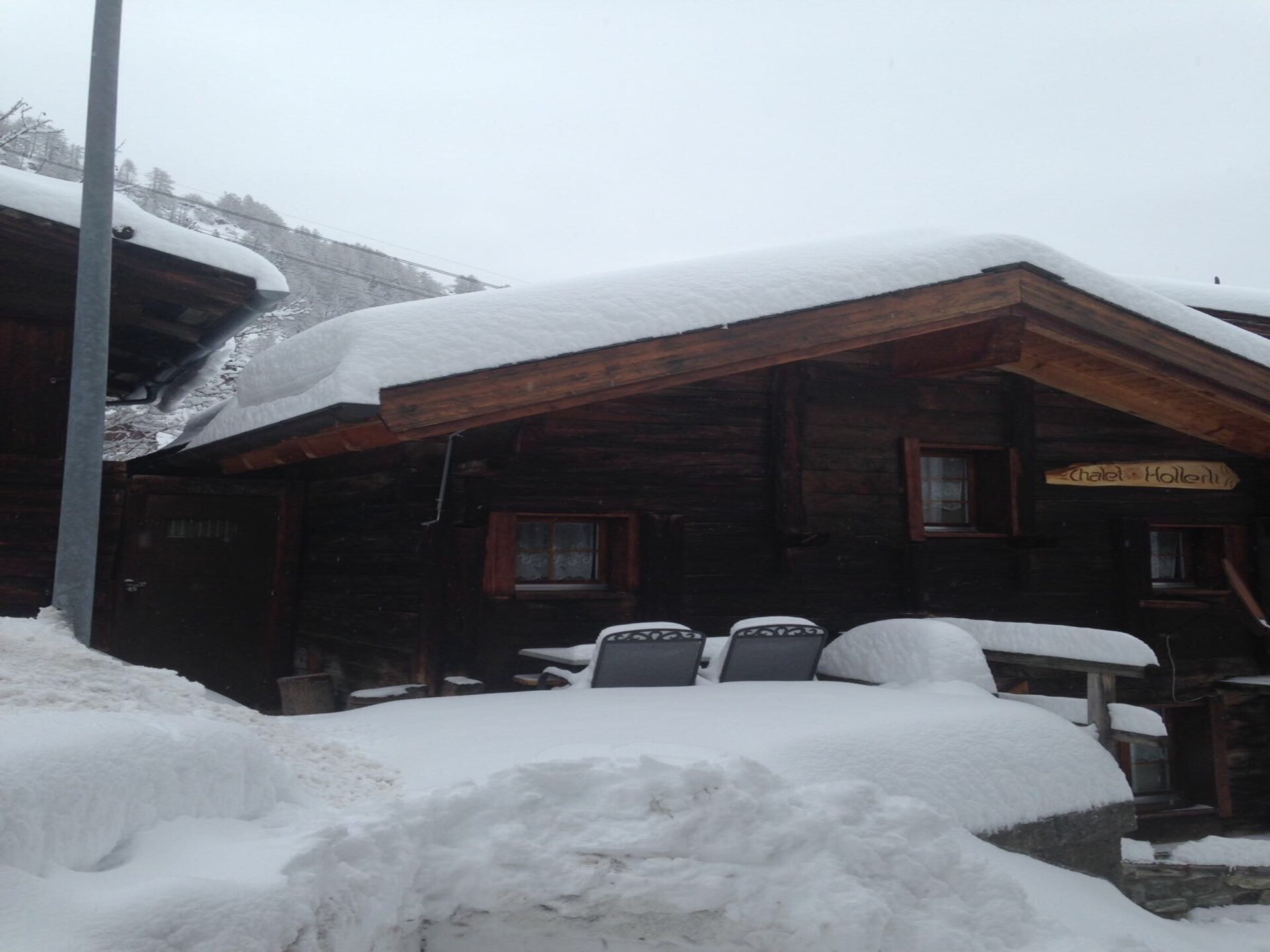 Rustiek houten chalet in Betten met panoramisch uitzicht op de Walliser bergen - foto 28
