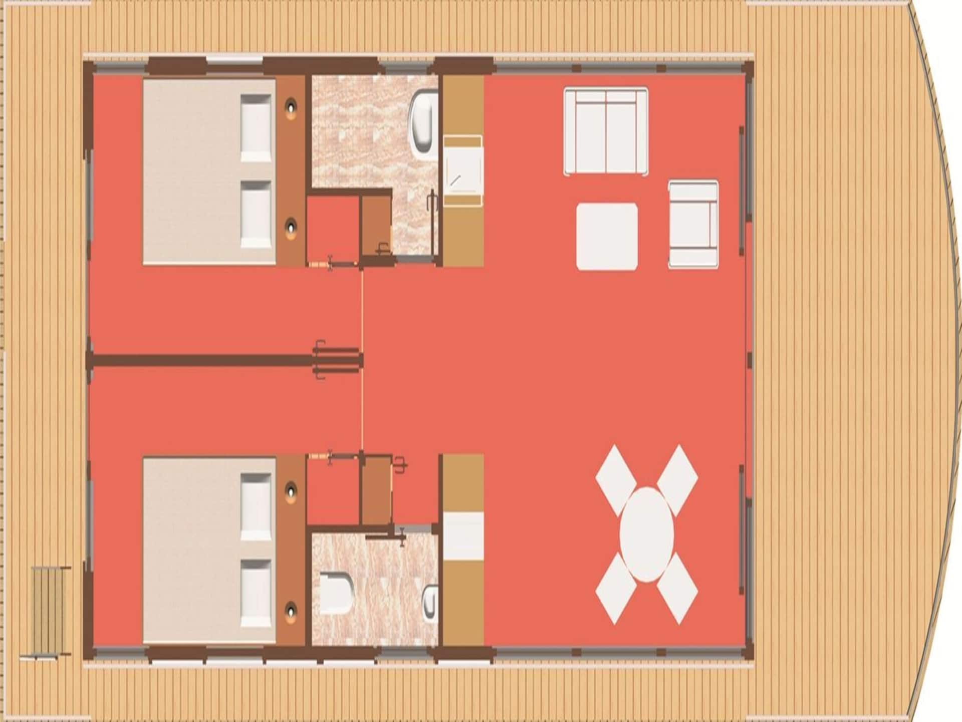 Centraal gelegen woonboot in Barth voor 4 personen · 44 m² - foto 16