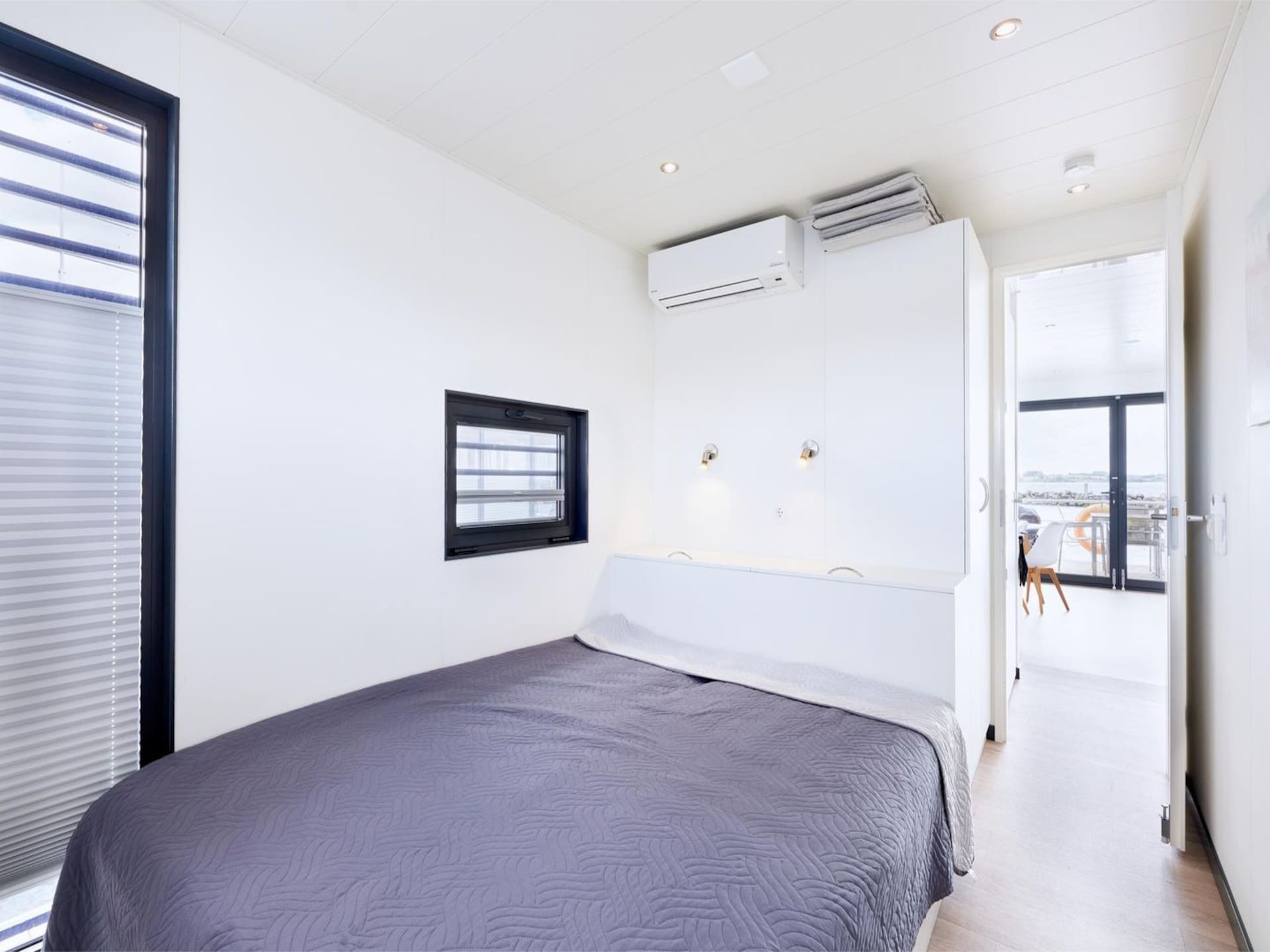 Op 500 m van zee: Unieke woonboot voor 6 personen in centrum Barth · 44 m² - foto 11