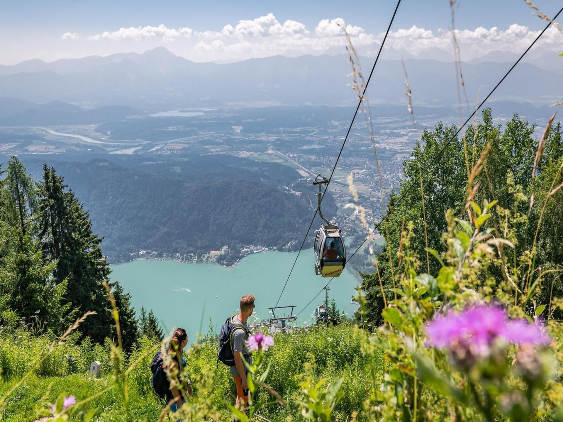 Appartement Sattendorf: 100m tot Ossiacher See, uitzicht op bergen - foto 15
