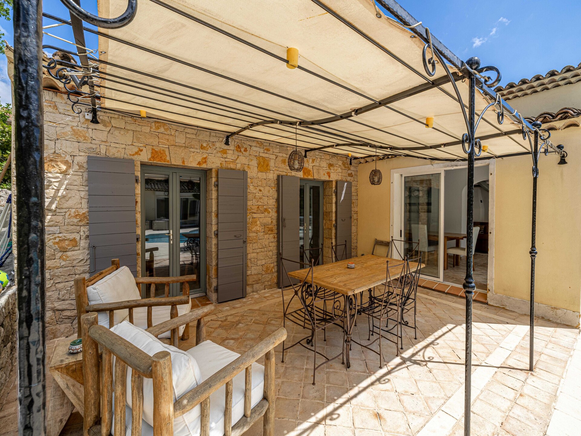 Ruime villa voor 12 personen met bijgebouw nabij Cannes en Mougins - foto 23