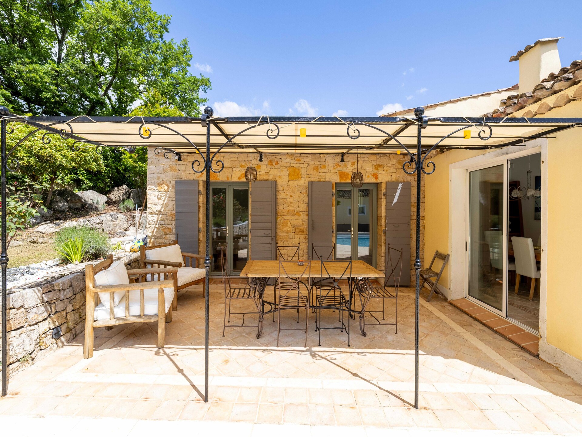 Ruime villa voor 12 personen met bijgebouw nabij Cannes en Mougins - foto 24