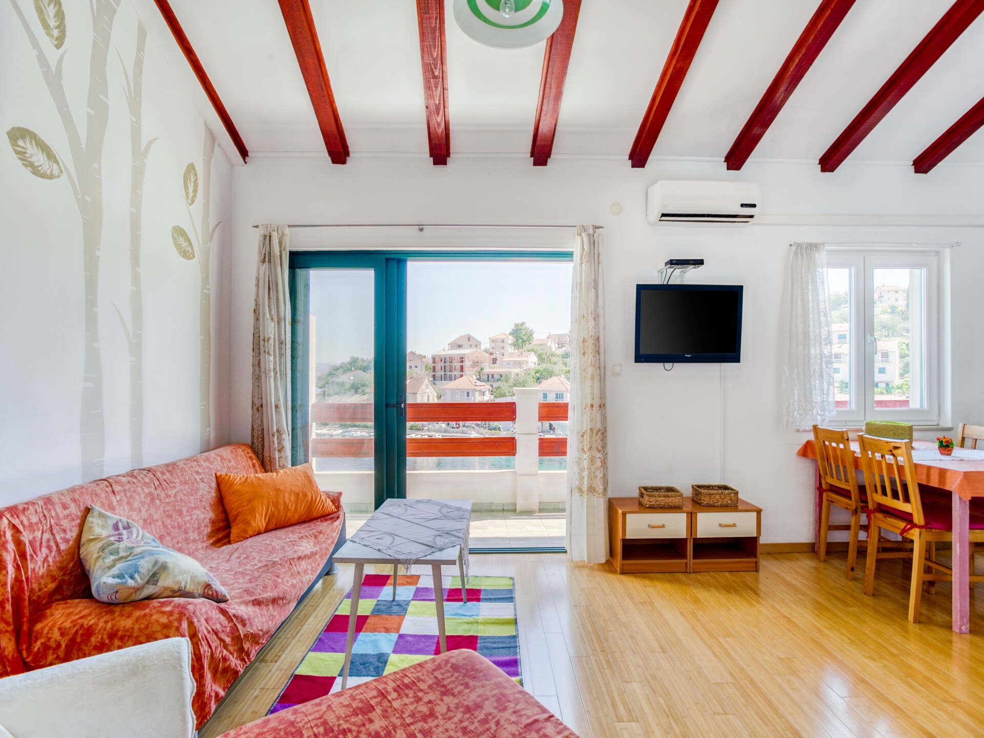 Appartement Anja: Uitzicht op de Baai van Stomorska voor 6 personen - foto 10