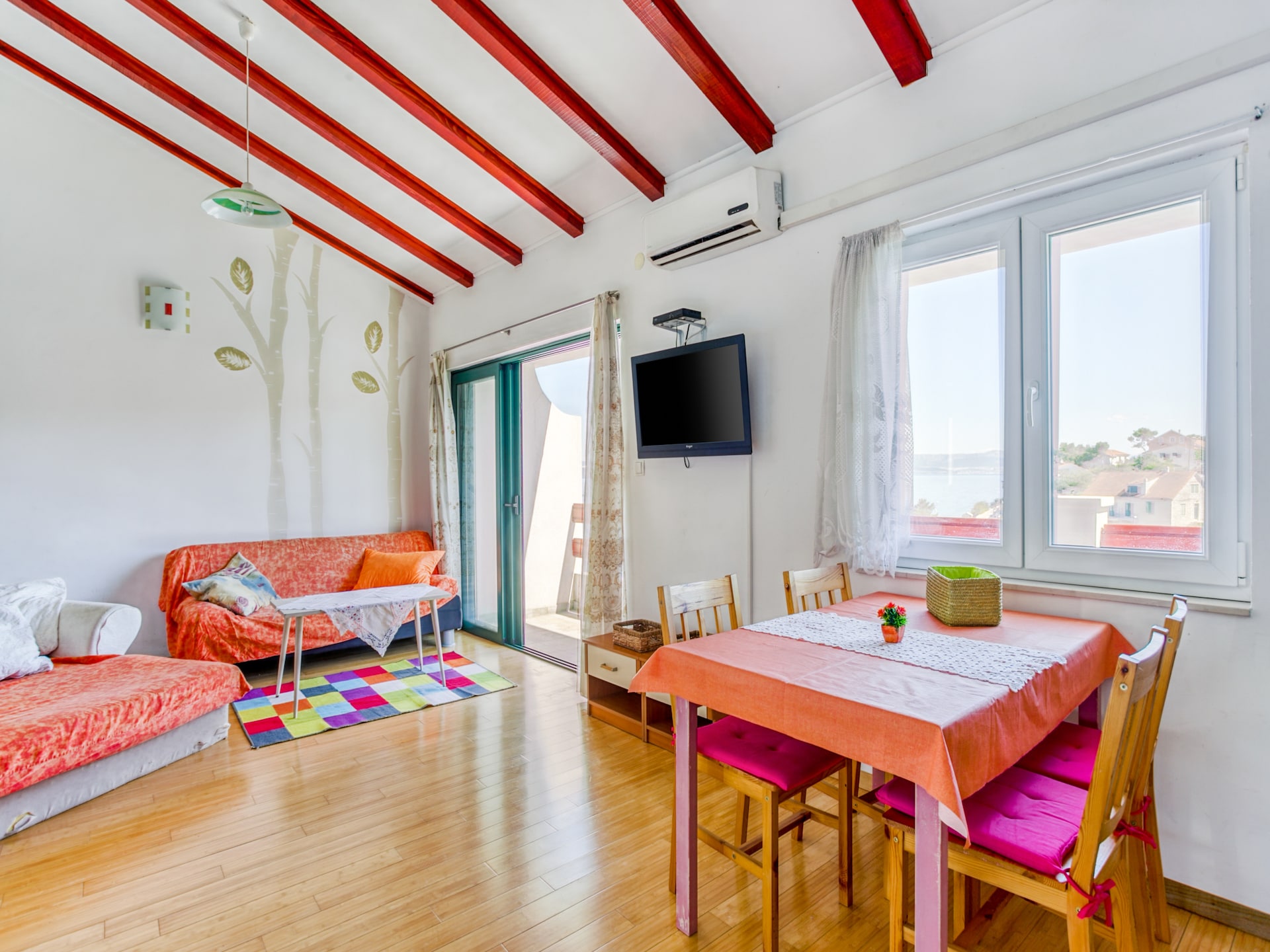 Appartement Anja: Uitzicht op de Baai van Stomorska voor 6 personen - foto 3
