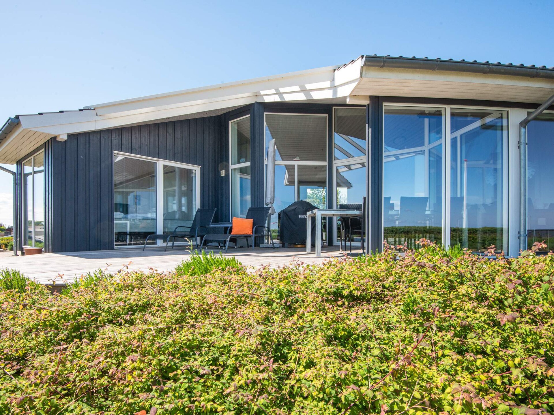 Panoramavakantiehuis bij Hejlsminde Strand, 300m van zee met sauna - foto 3