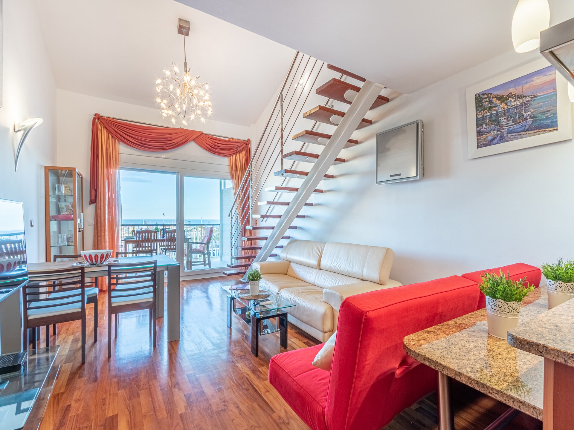 Licht appartement op de 5e verdieping met zeezicht en golflocatie - foto 7