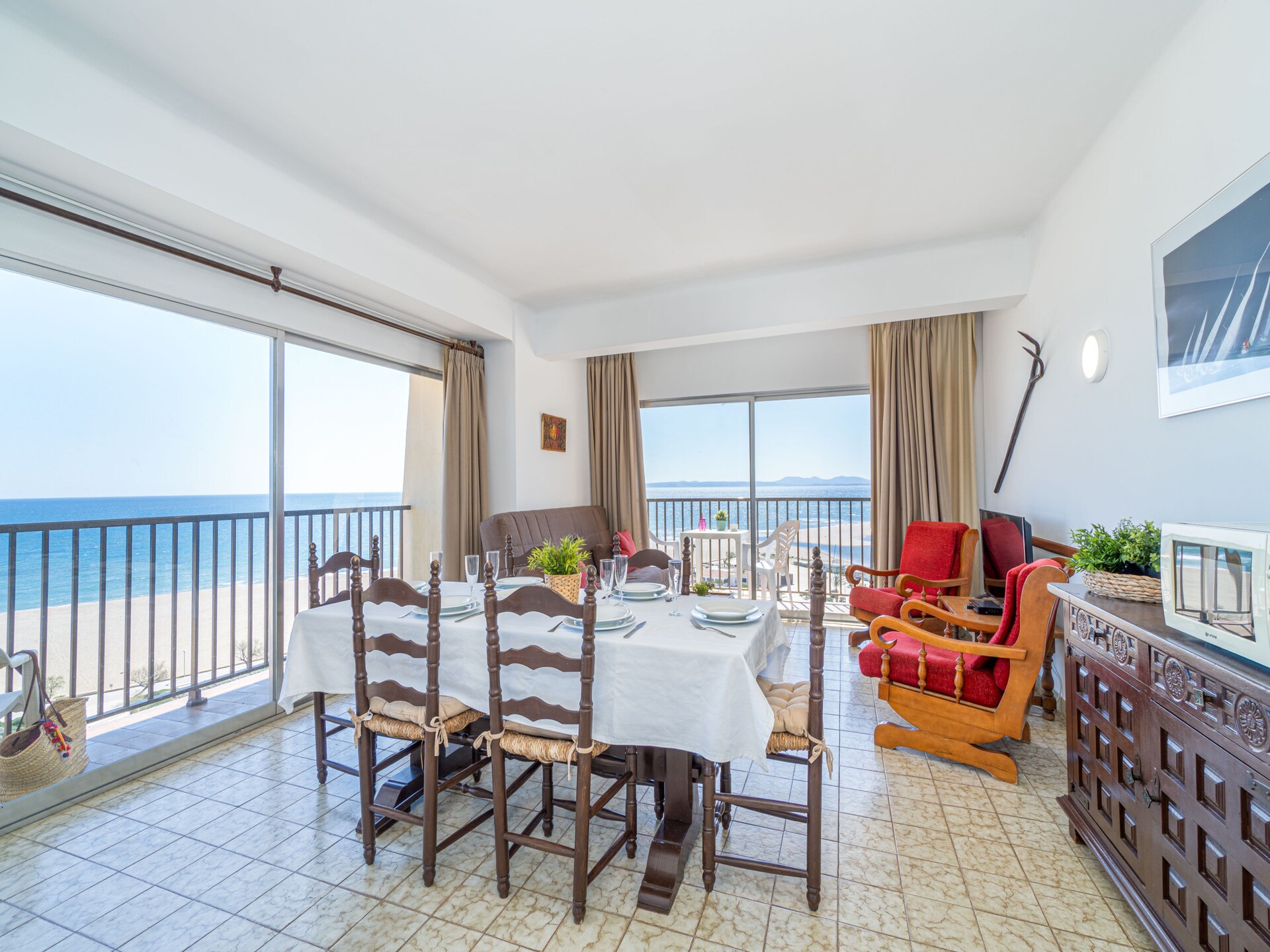 Aan het strand: Licht appartement voor 5 personen in Empuriabrava - foto 8