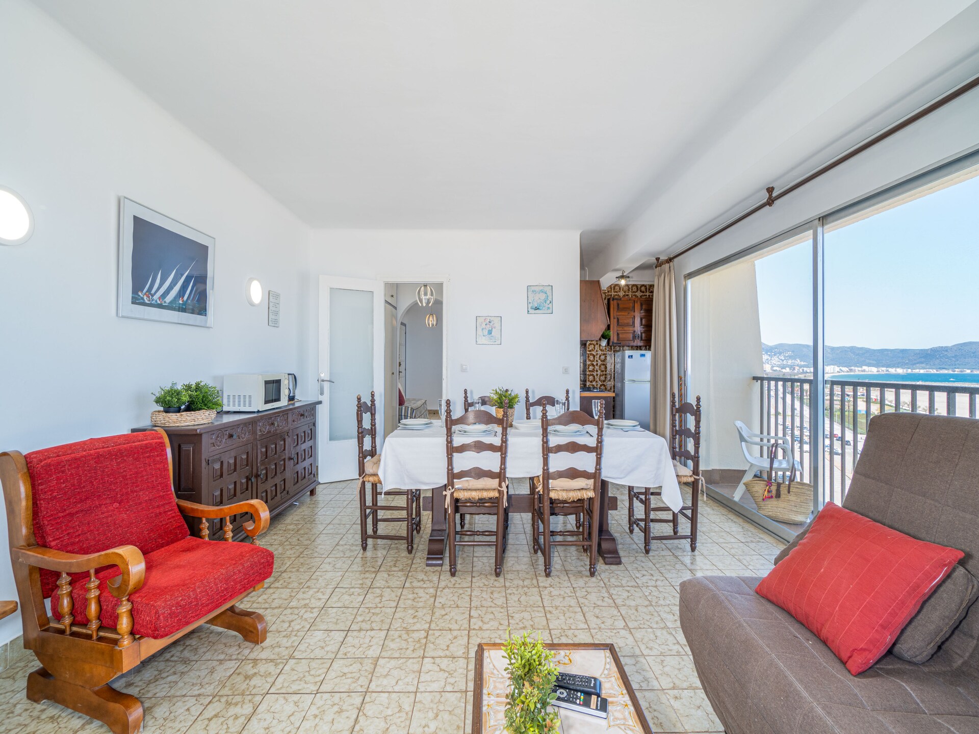 Aan het strand: Licht appartement voor 5 personen in Empuriabrava - foto 9