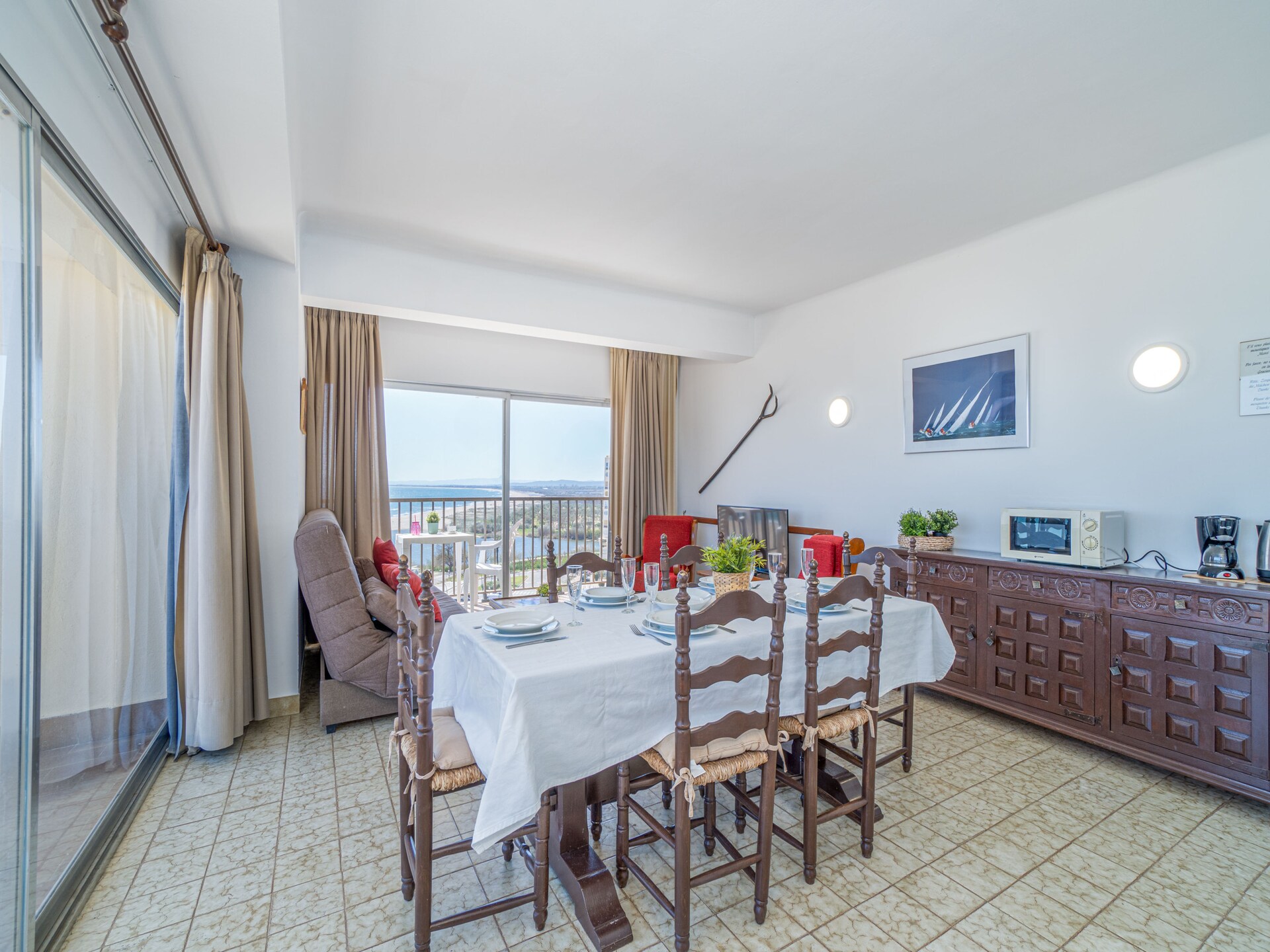 Aan het strand: Licht appartement voor 5 personen in Empuriabrava - foto 4