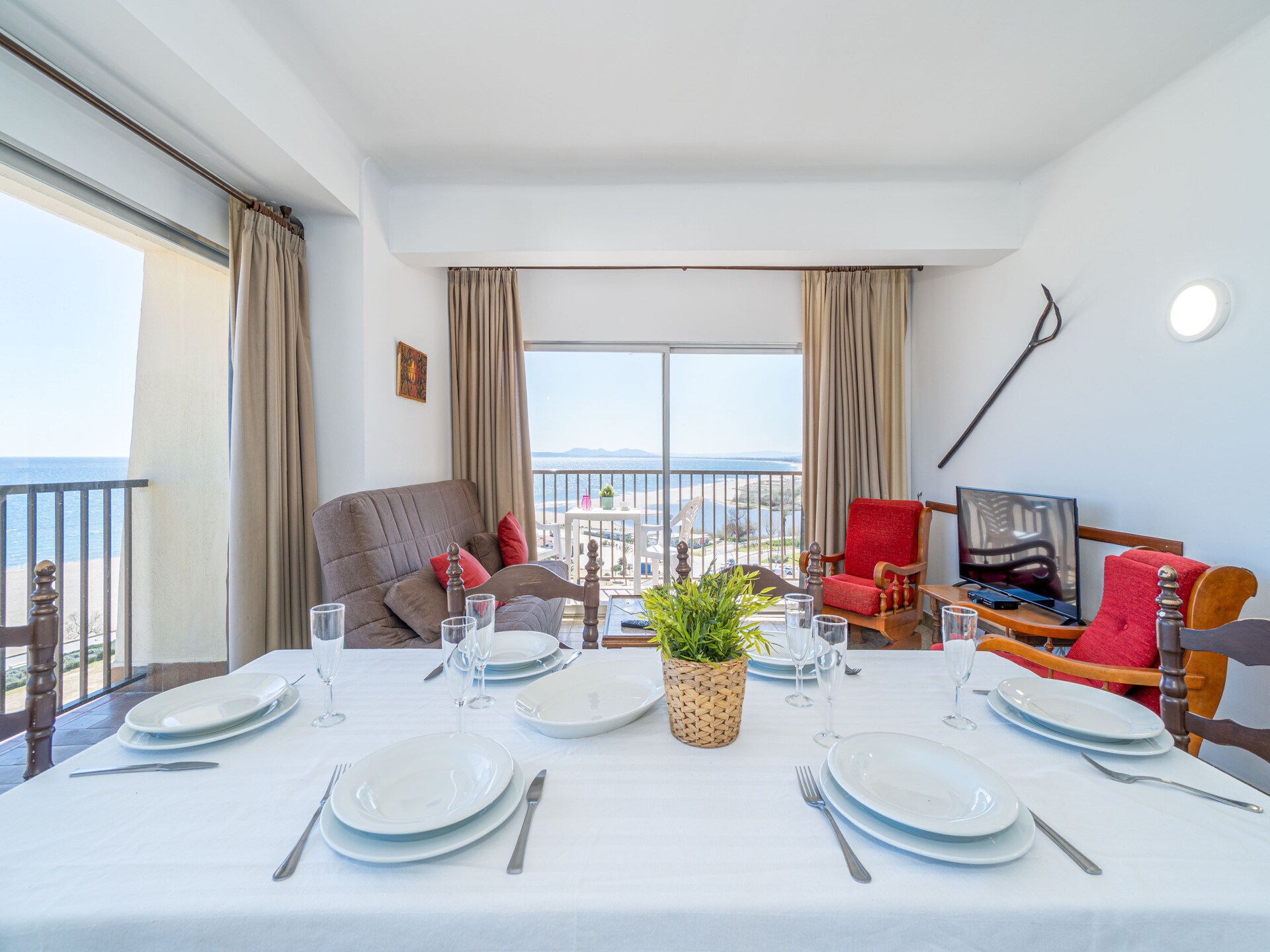 Aan het strand: Licht appartement voor 5 personen in Empuriabrava - foto 10