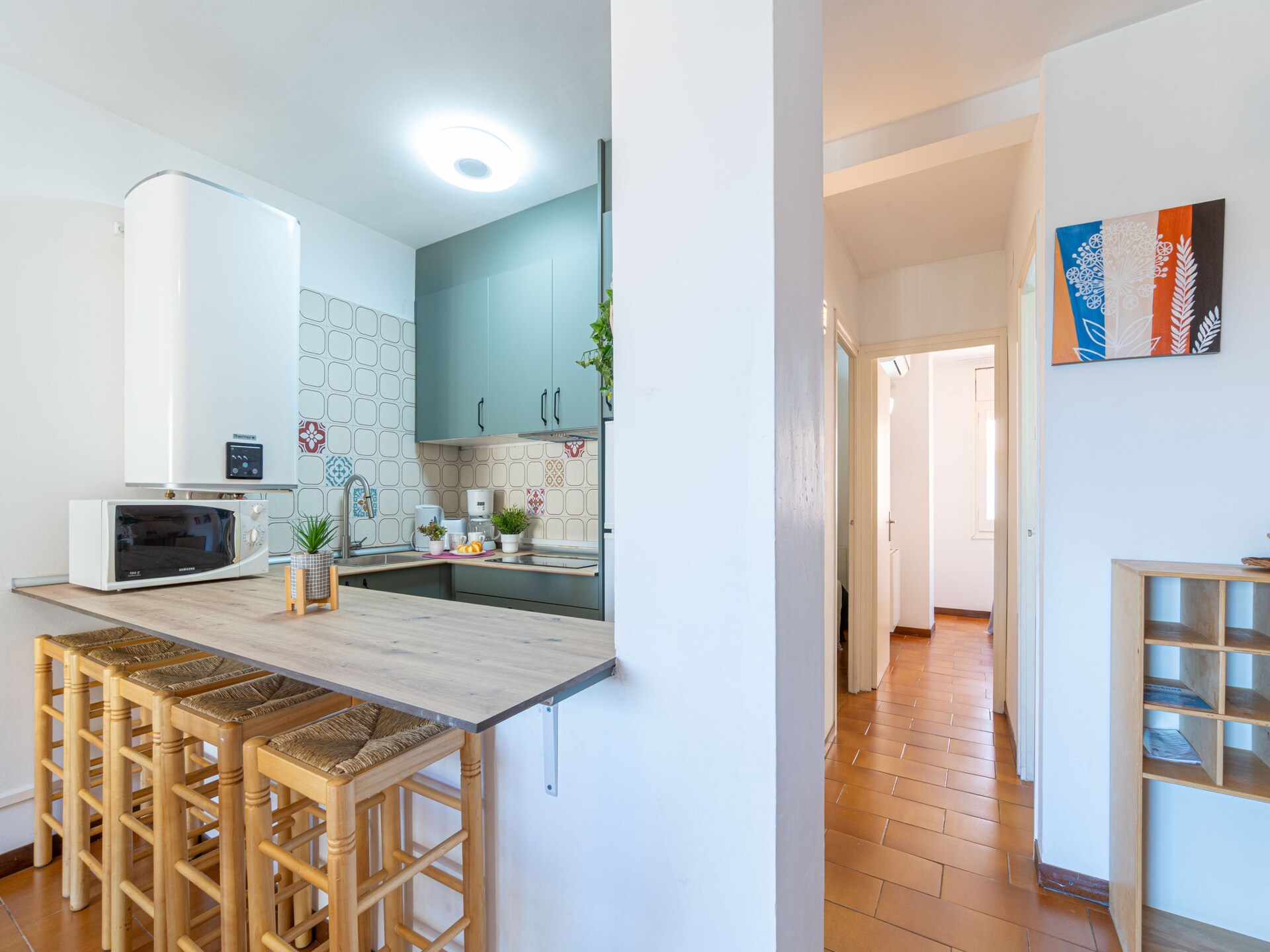 Licht appartement in Empuriabrava: 300m van strand, golf & zwembad - foto 12