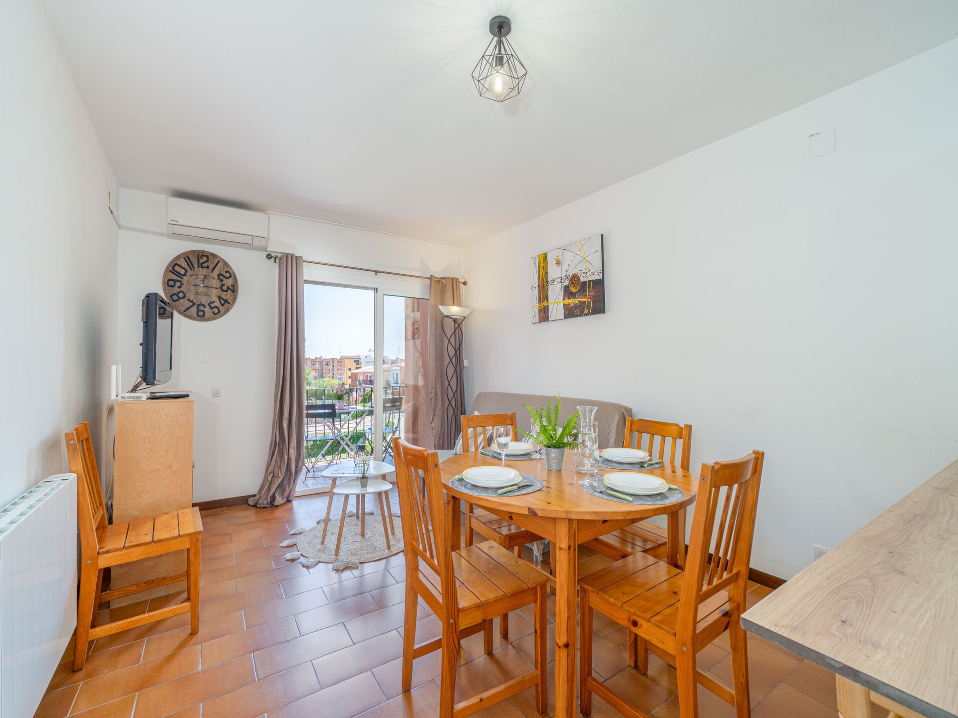 Licht appartement in Empuriabrava: 300m van strand, golf & zwembad - foto 11