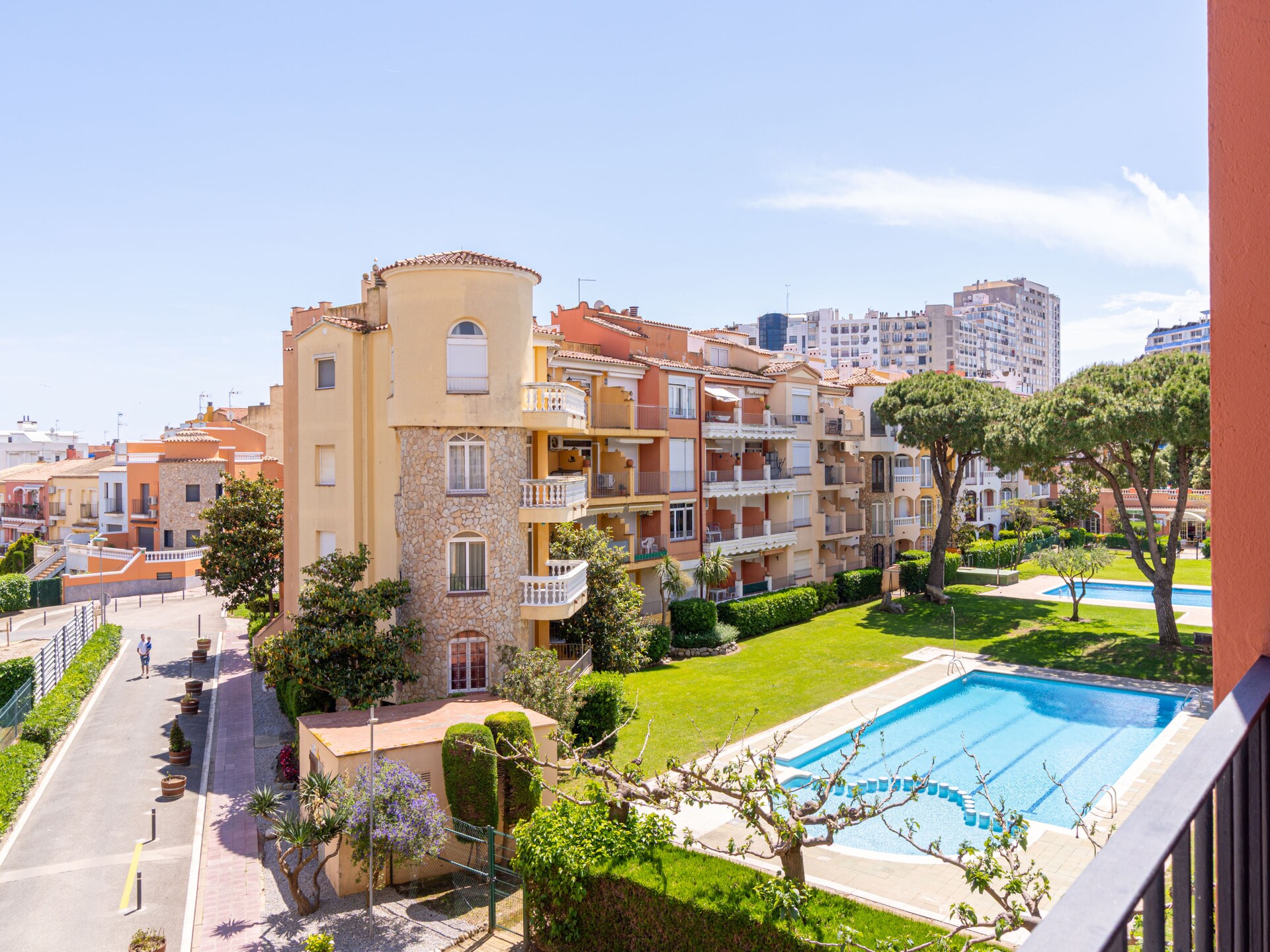 Licht appartement in Empuriabrava: 300m van strand, golf & zwembad - foto 26