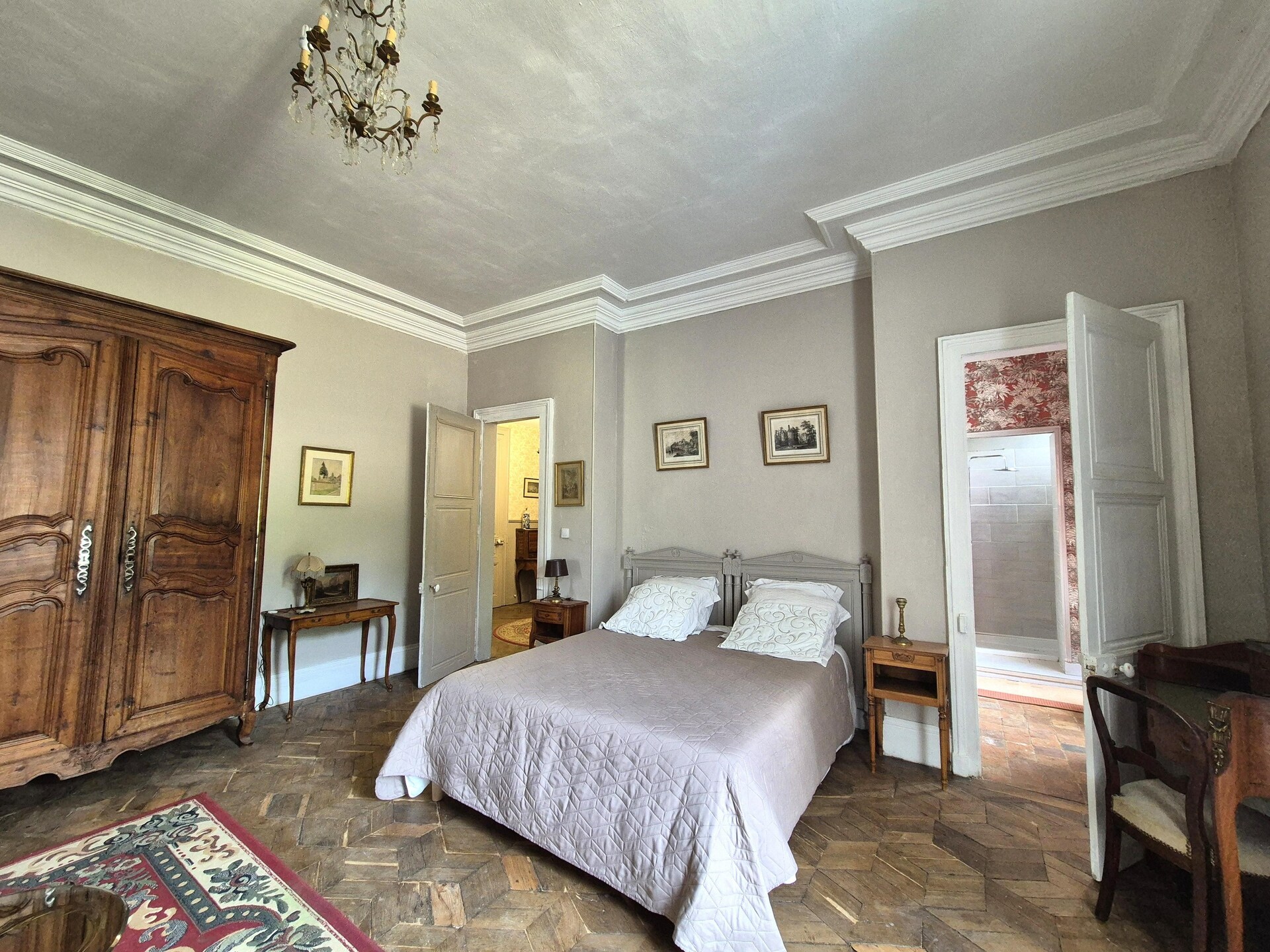 Romantisch verblijf in privéappartement op Château de Baclair - foto 9