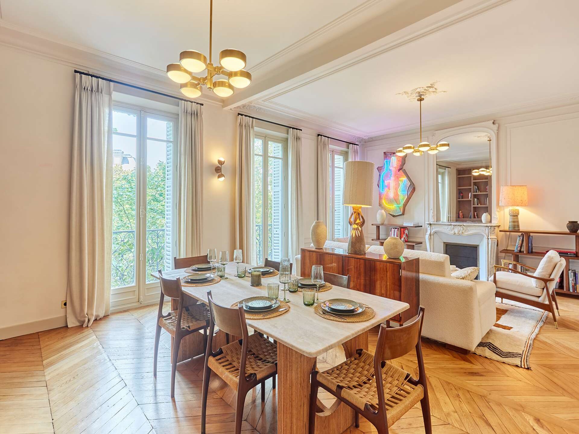 Luxe appartement met balkon en uitzicht op Jardin du Luxembourg in Parijs - foto 6