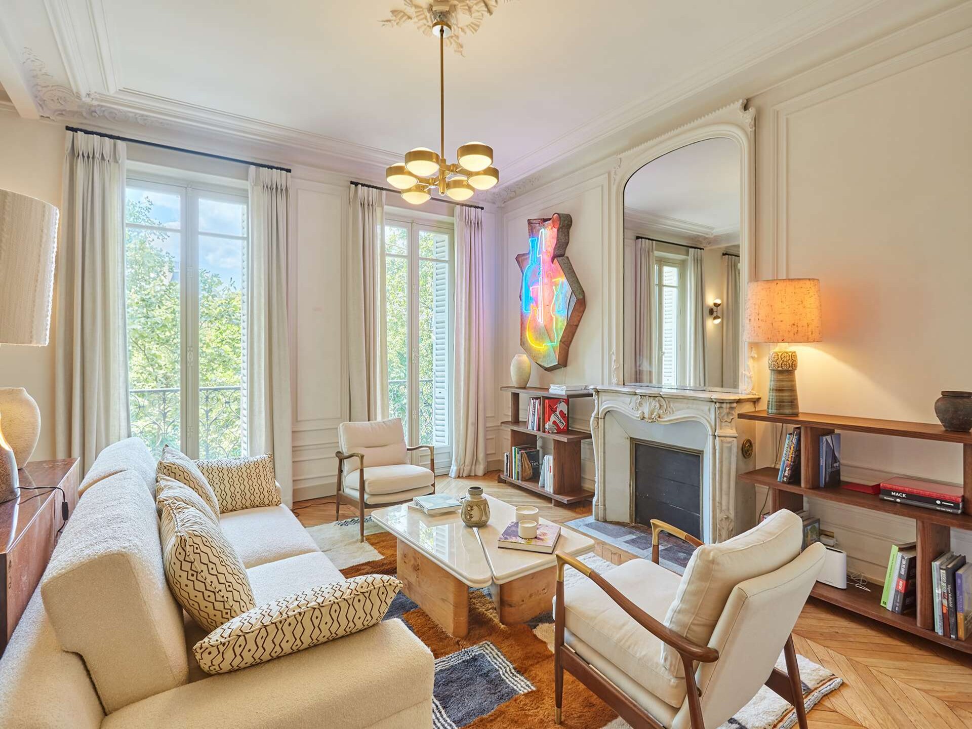 Luxe appartement met balkon en uitzicht op Jardin du Luxembourg in Parijs - foto 7
