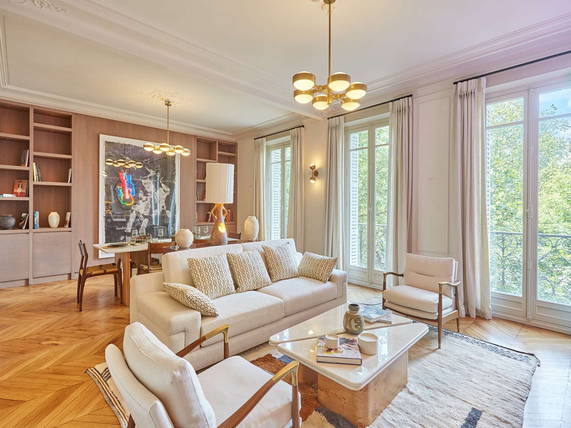 Luxe appartement met balkon en uitzicht op Jardin du Luxembourg in Parijs - foto 8