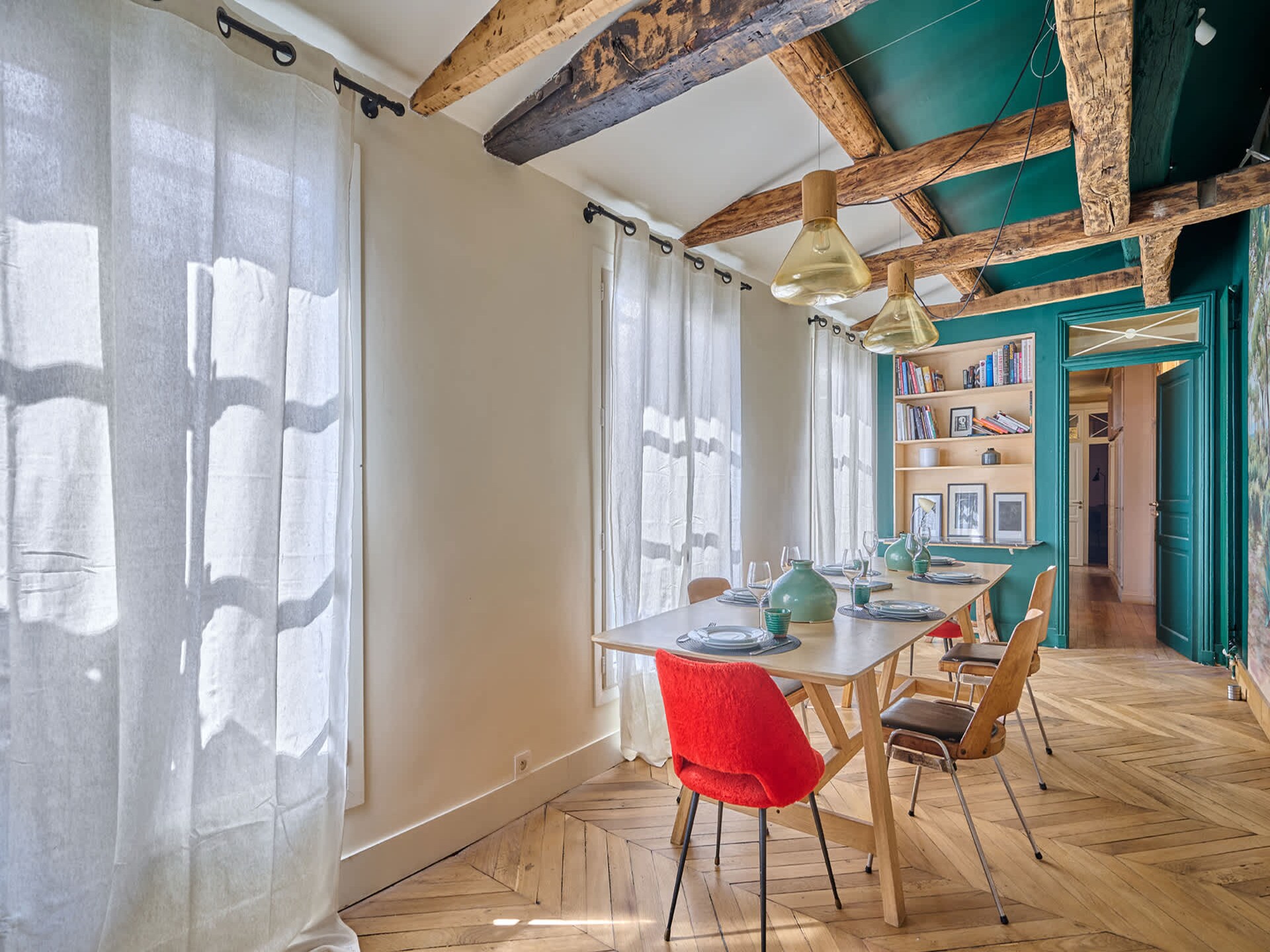 Stijlvol 3-slaapkamerappartement met terras in het hart van Parijs - foto 11