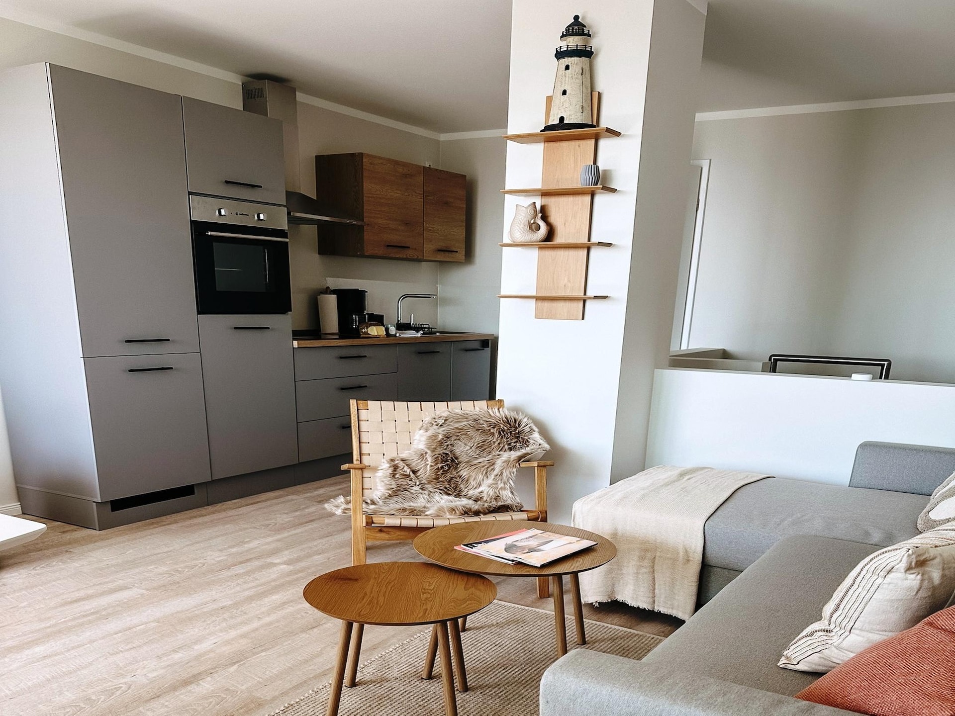 6-persoons appartement aan zee in Orth: FeWo Hygge Havn - foto 10